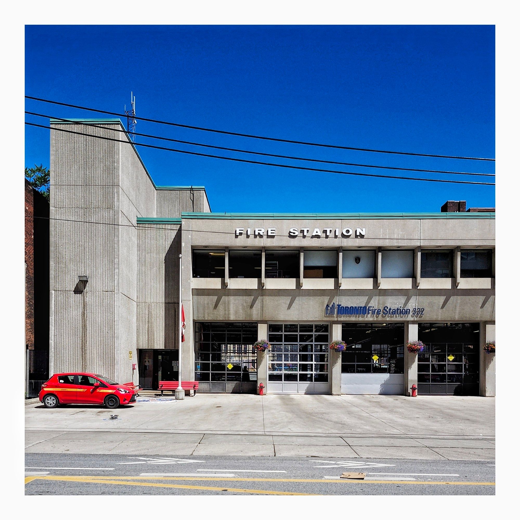 Former Toronto Fire Station No. 1, Current Toronto Fire Station 332 on Adelaide Street West in Toronto Ontario