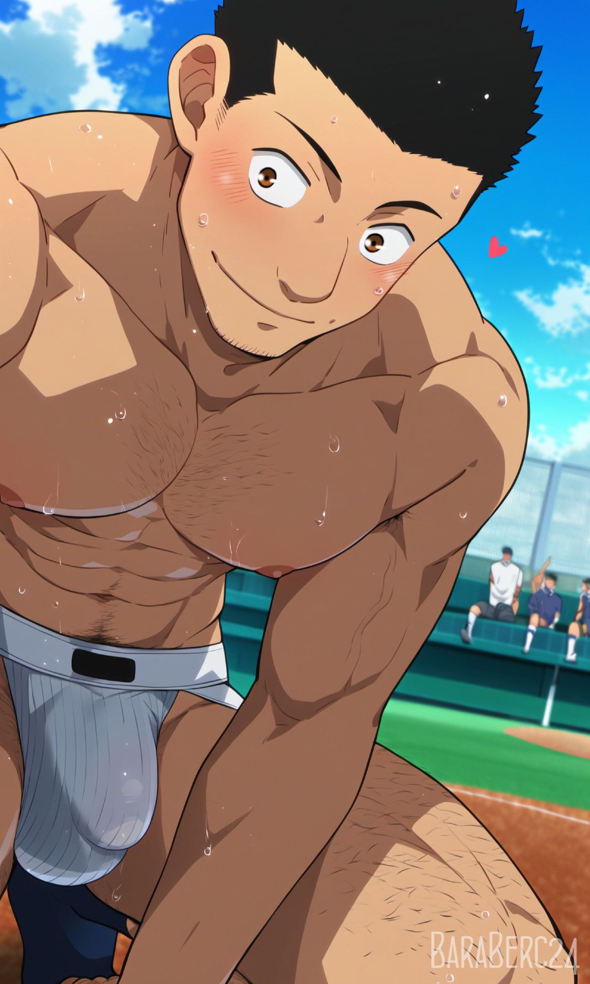 My baseball bear, Kazuki Kawai from Big Windup!🔥