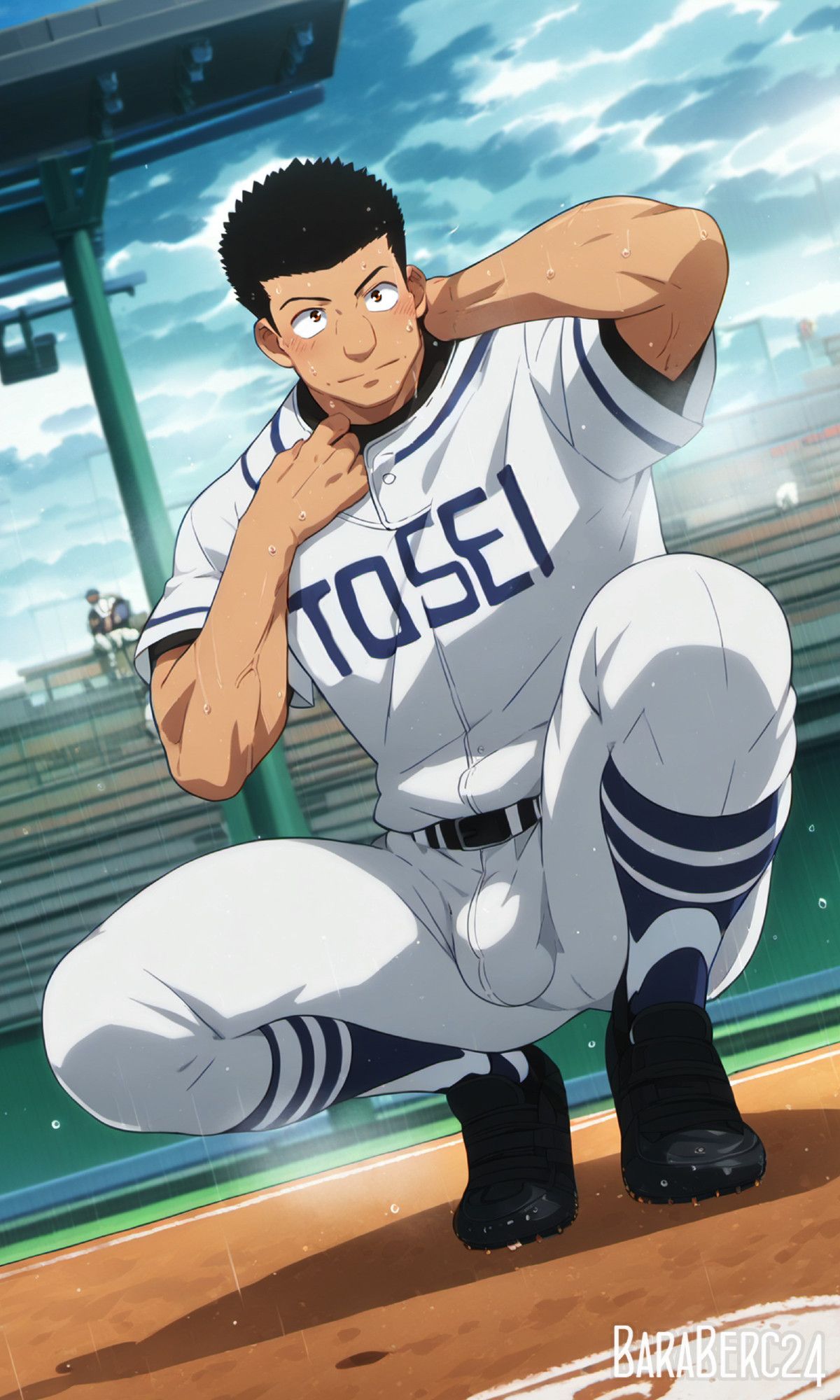 My baseball bear, Kazuki Kawai from Big Windup!🔥