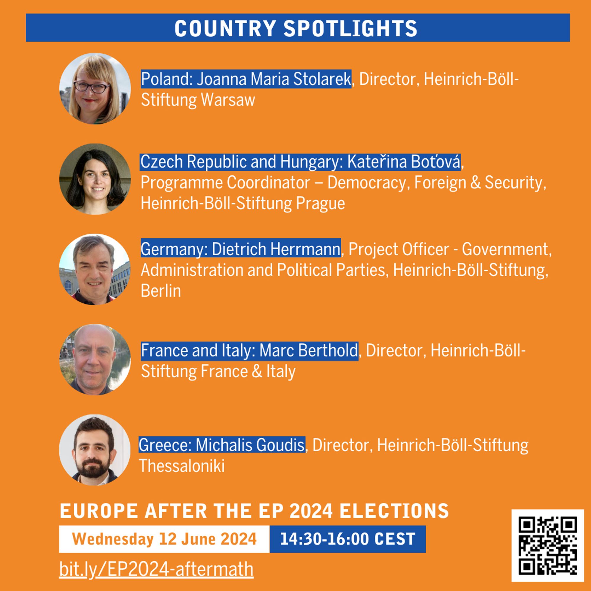 What are the main takeaways from the EP election results? What political groups will be formed, what majorities are possible, and what potential political alliances can be foreseen? And what does this mean for key issues such as the green transformation as well as the EU’s reform and enlargement agenda? Join our webinar on 12 June! https://calendar.boell.de/en/EP2024-aftermath