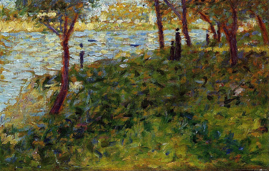 Landscape with Figure. Study for 'La Grande Jatte'