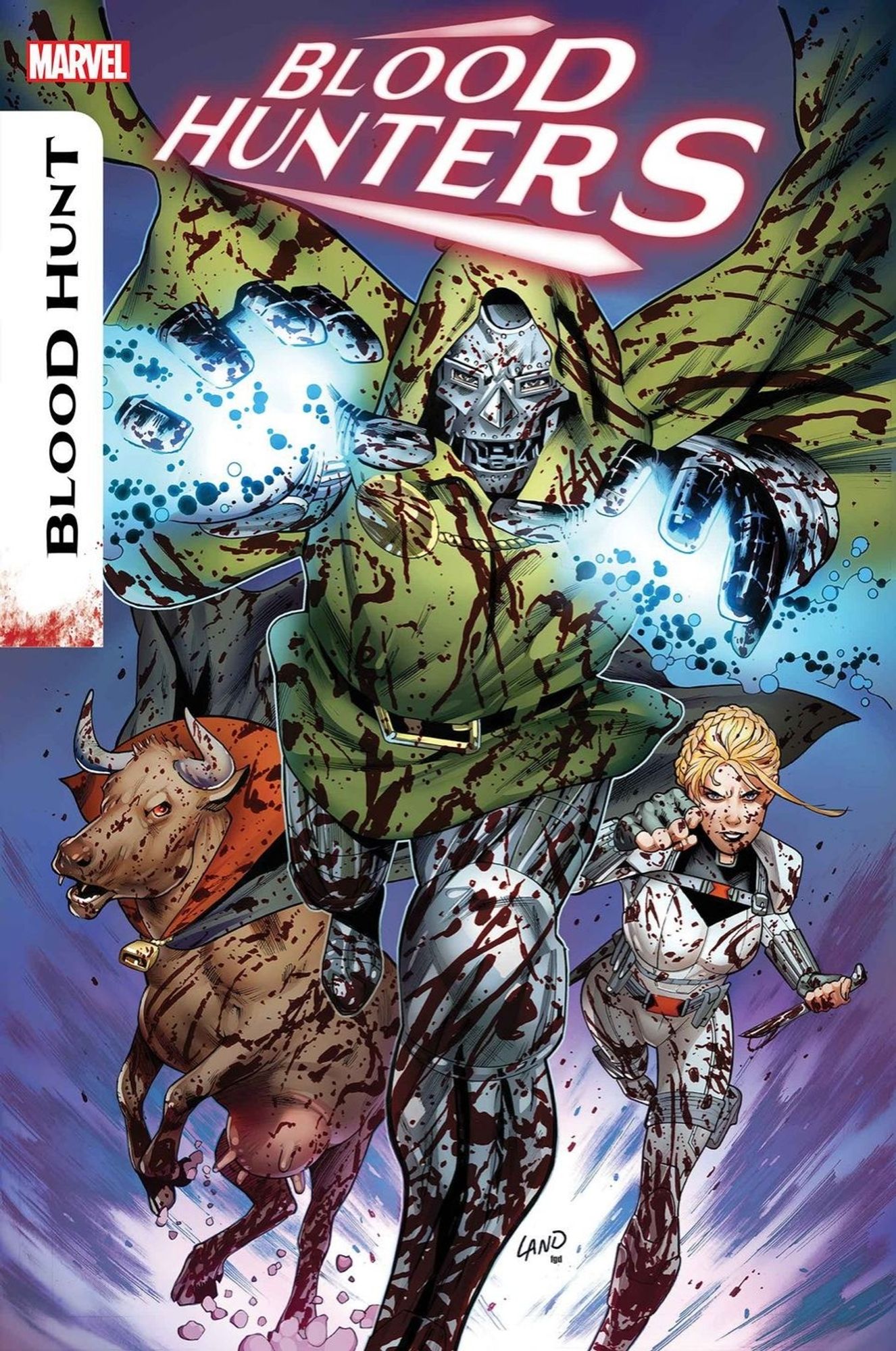 The cover of Blood Hunters #3. Art by Greg Land.