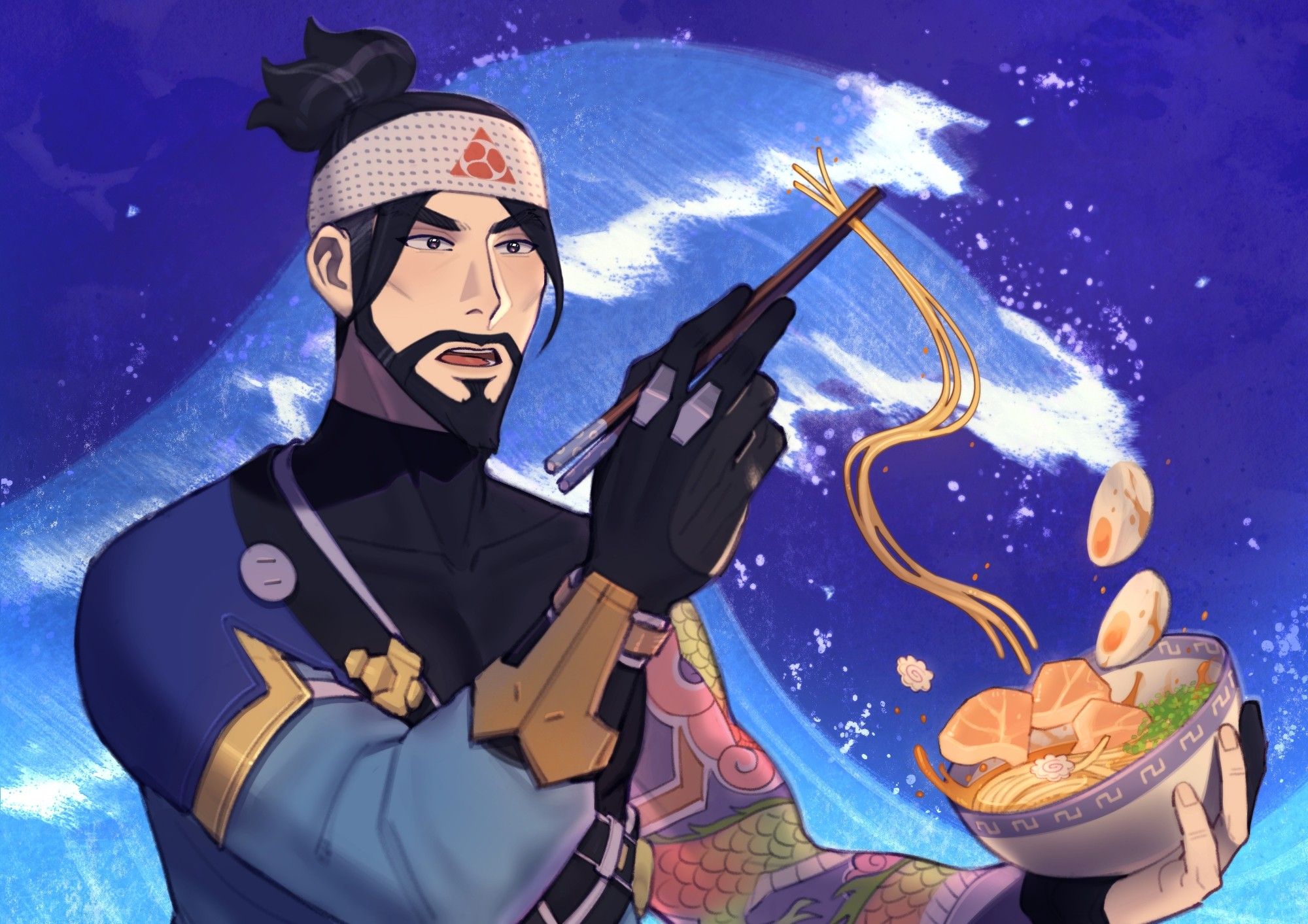 Hanzo has a beautiful experience with ramen.