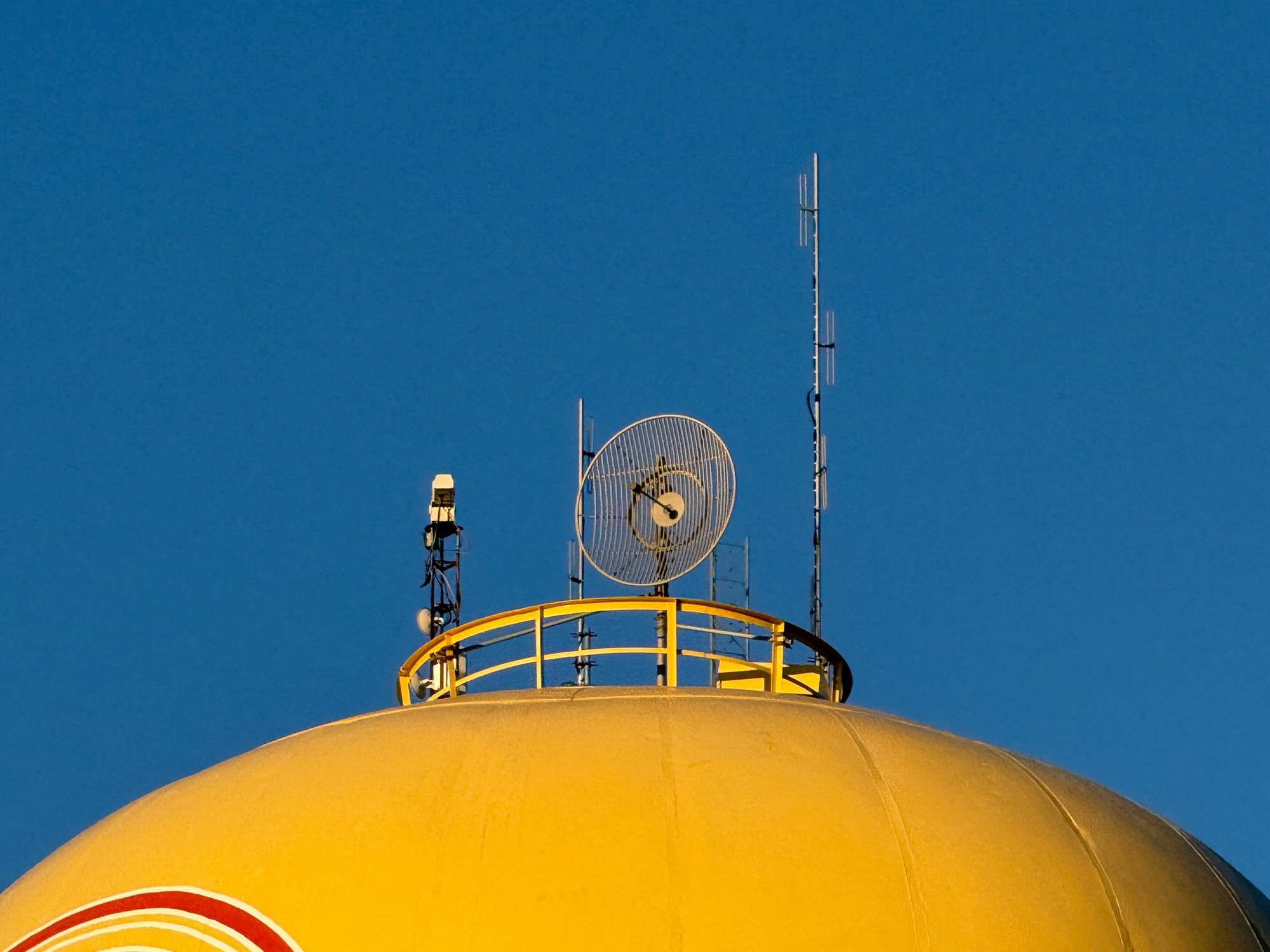 Antennas on a dome