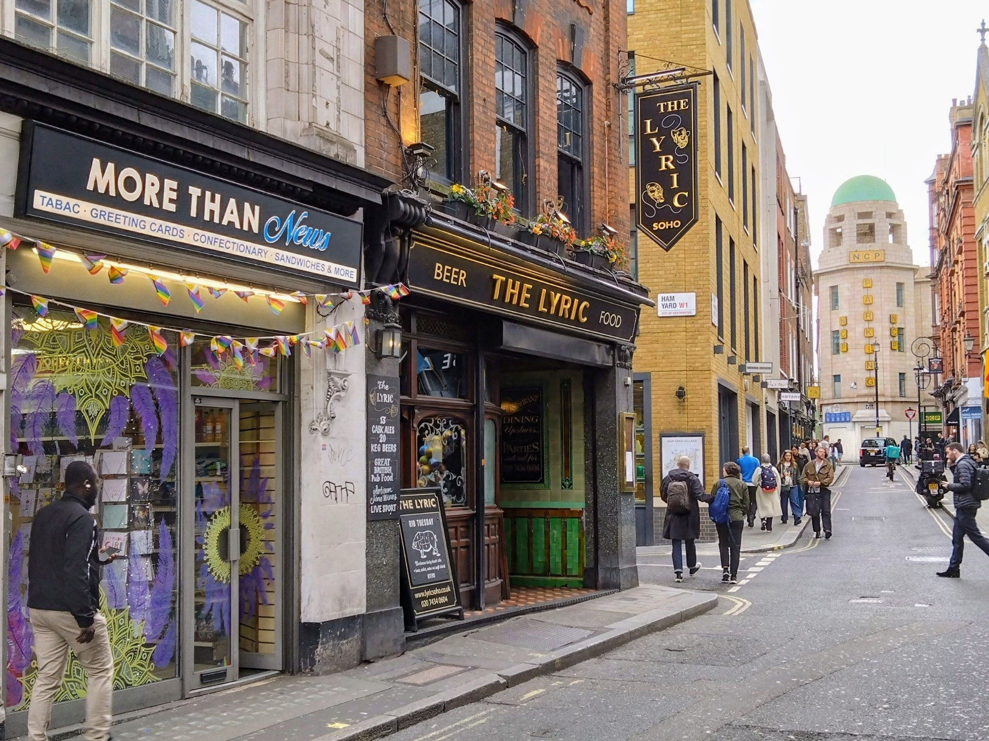 The Lyric pub in Soho