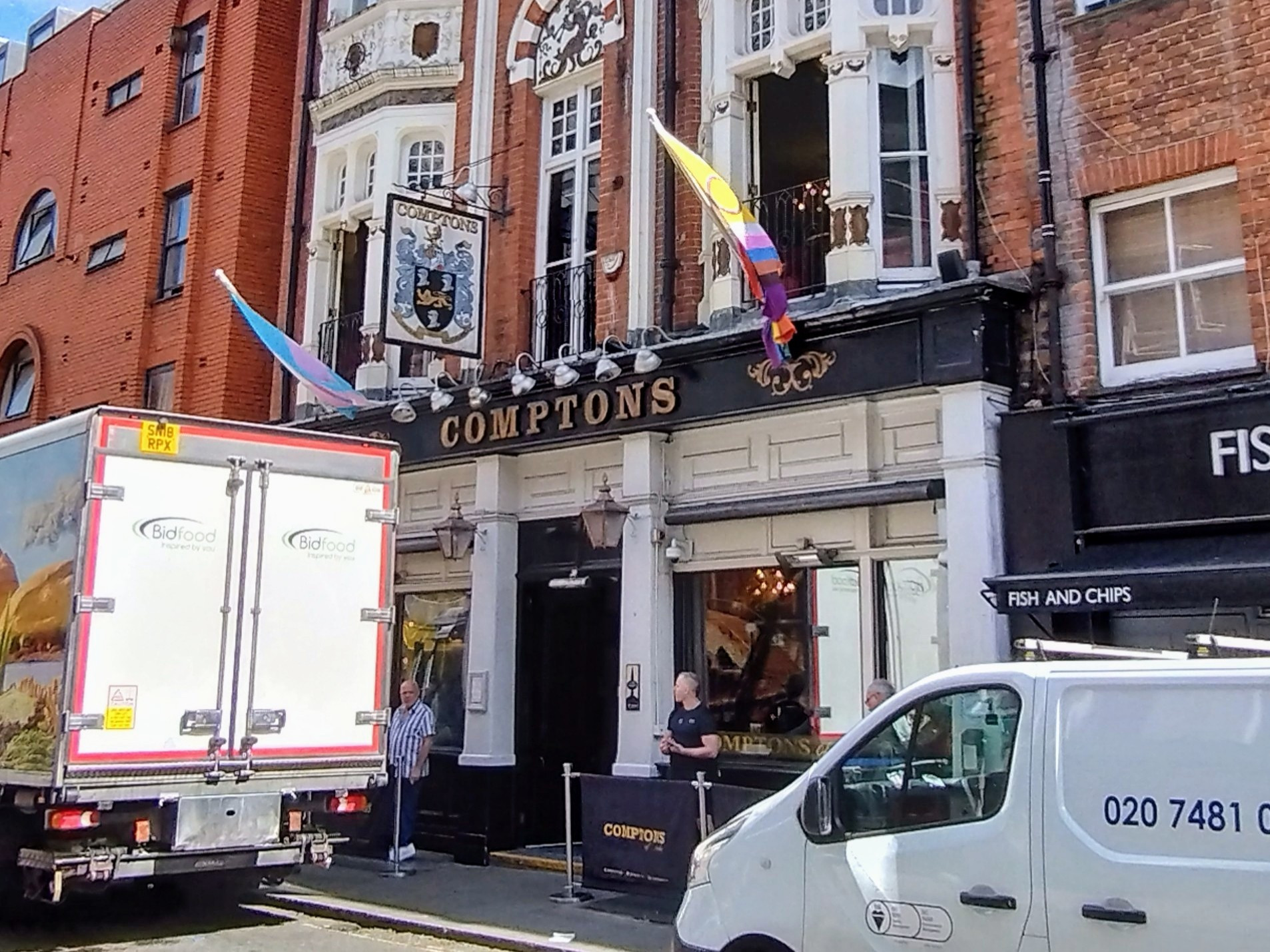 Comptons pub in Soho