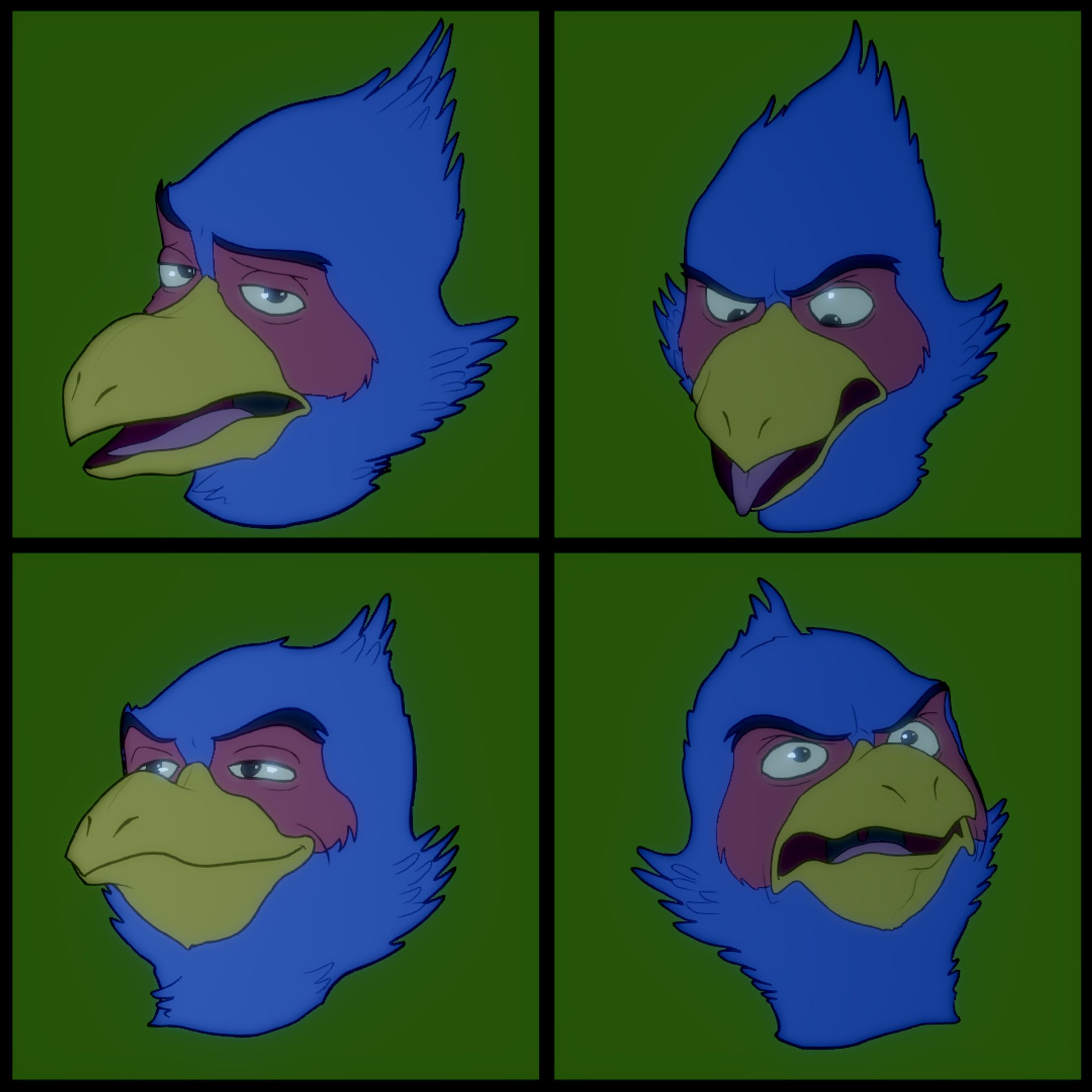 Face Practice - Falco Lombardi