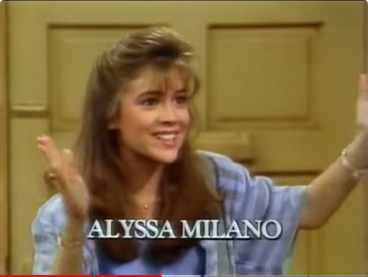 Alyssa Milano from Who’s the Boss