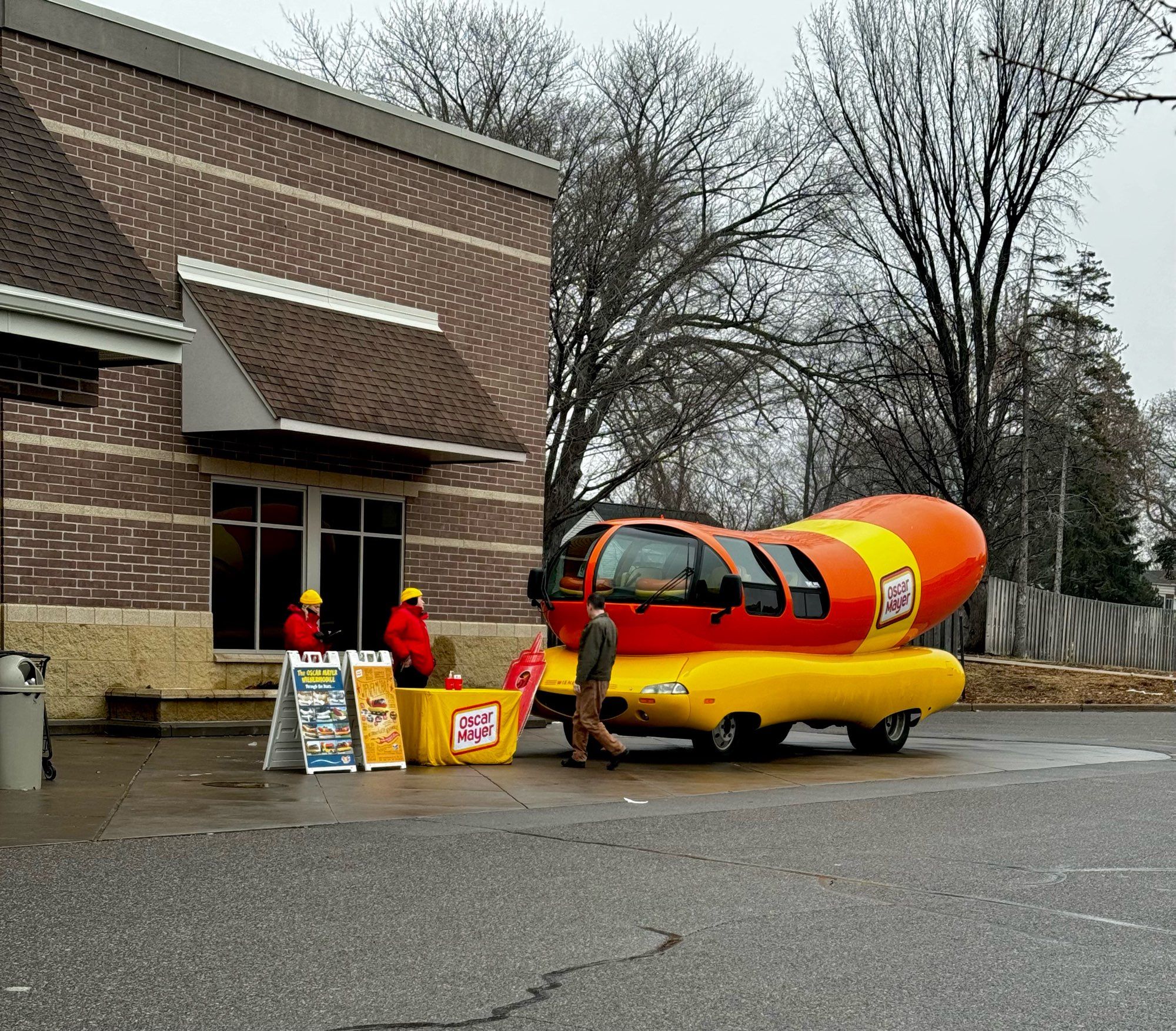 Oscar Mayer hot dog car