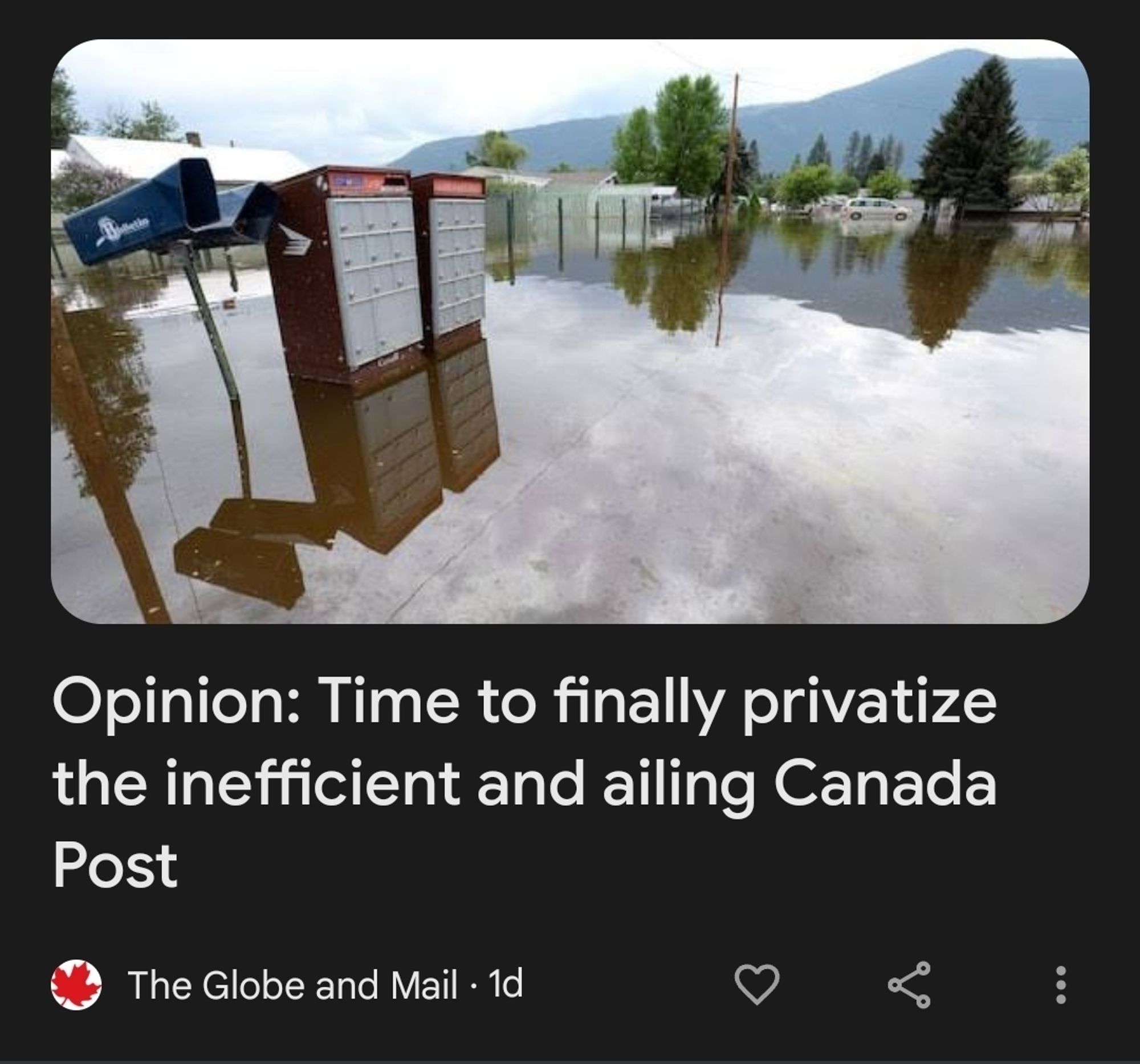 Opinion: Time to finally privatize the inefficient and ailing Canada Post 

The Globe and Mail