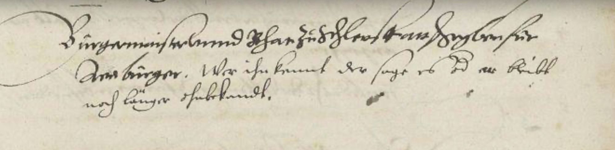 Texte manuscrit (Strasbourg, 1566). Le post traduit le texte en allemand.