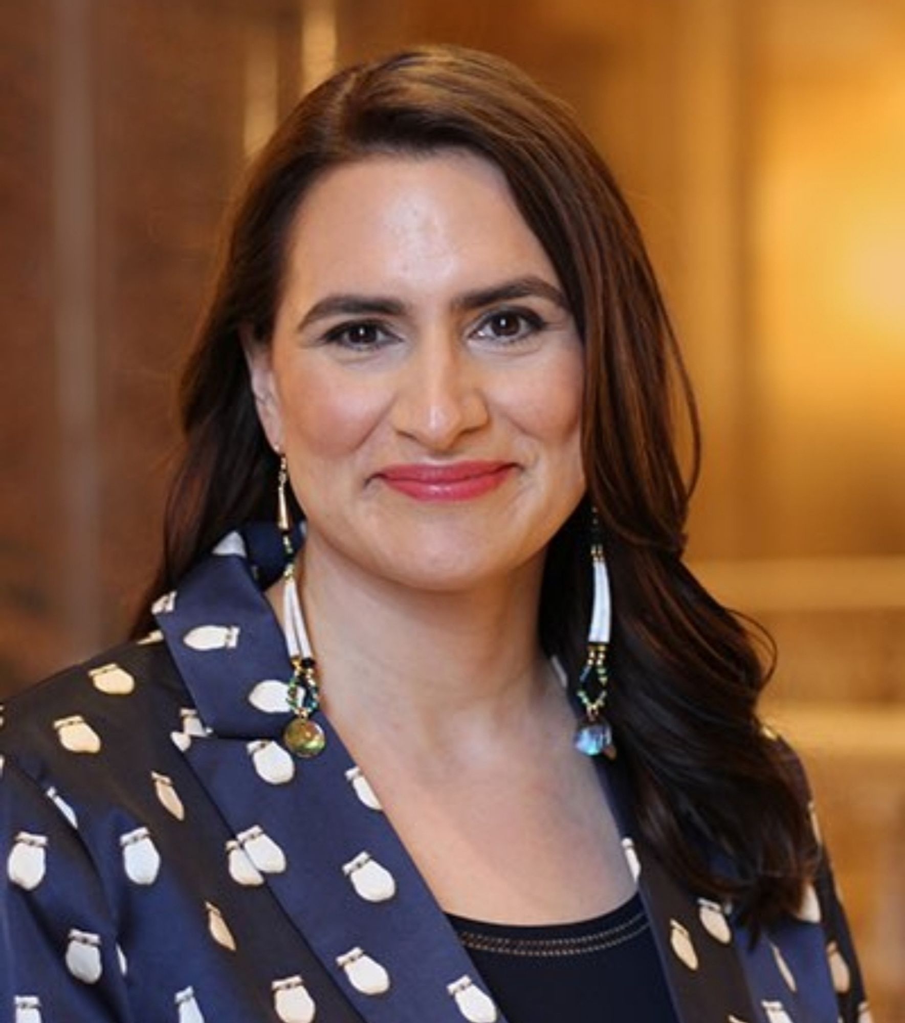 Peggy Flanagan, Lieutenant Governor of Minnesota and now first Native American woman Governor in the United States.