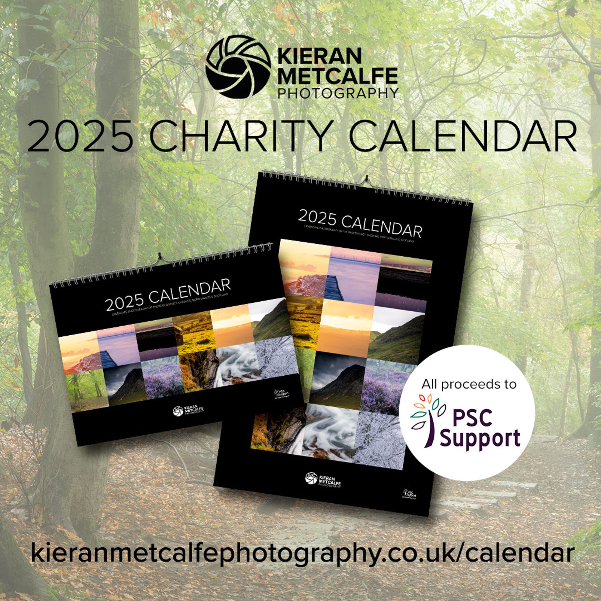 Kieran Metcalfe Photography - 2025 Charity Calendar
All proceeds to PSC Support
kieranmetcalfephotography.co.uk/calendar