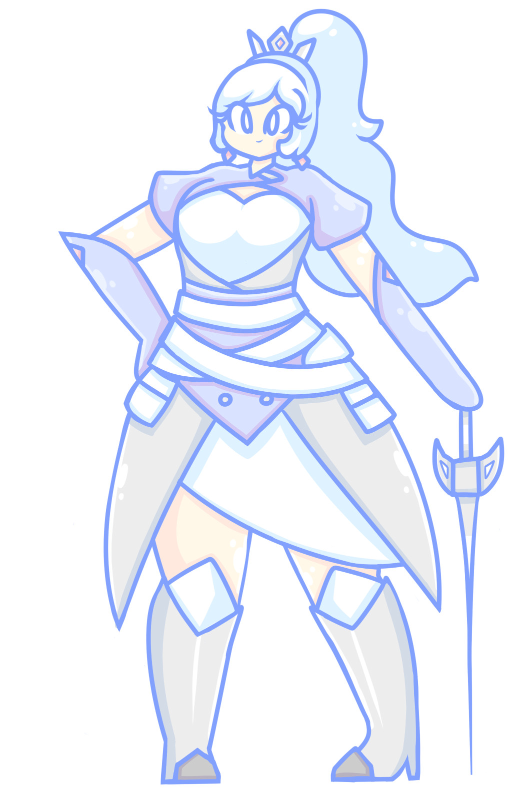 weiss schnee rwby fanart sylvysprit sylvyspritart rwbyfanart art cute redesign