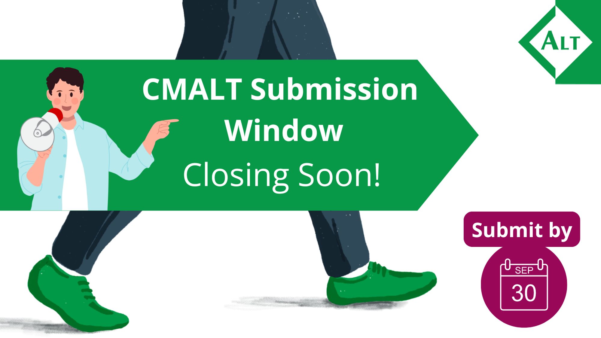 CMALT Submission Window Closing Soon - submit by sep 30