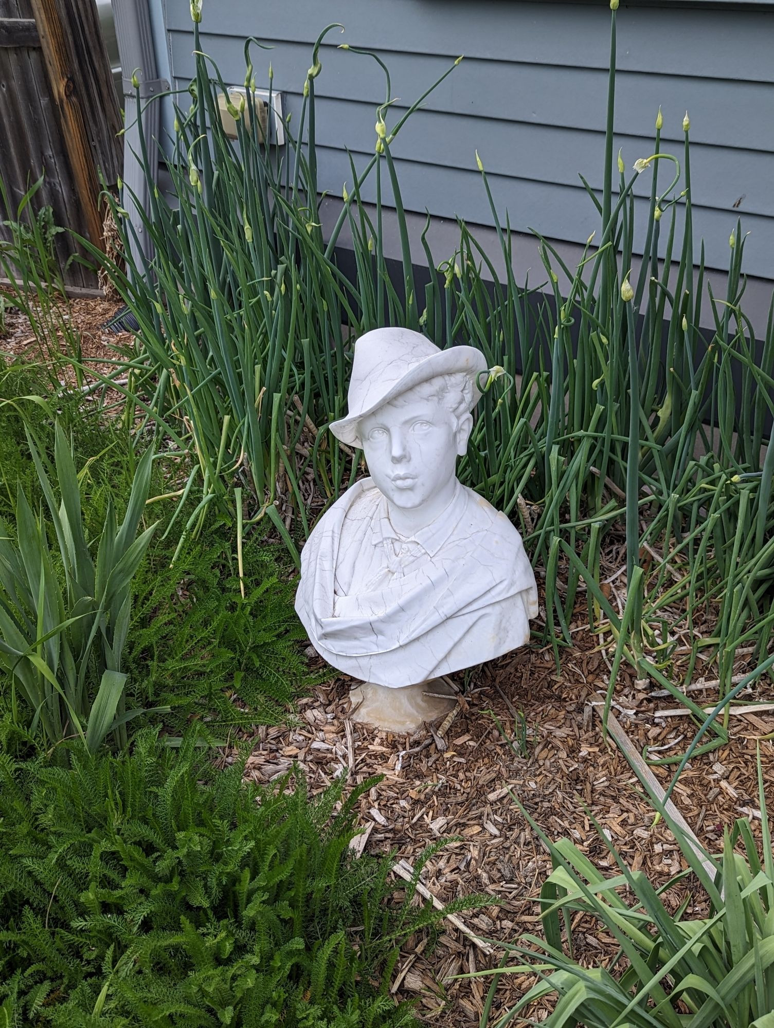 A marble bust of young Frank Sinatra, old Blue Eyes era. A neighbor's weird uncle passed away, leaving a lot of strange things including this. I yearn to know it's history, and if there are more of the whole Rat Pack.