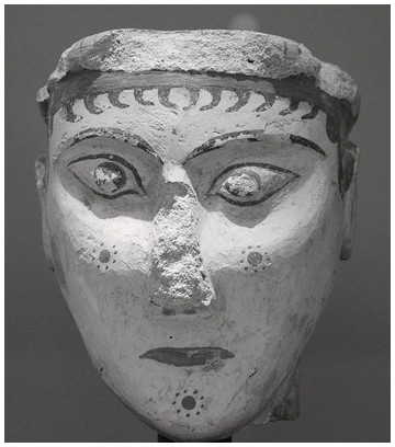 FIG. 10 Female head from Mycenae – goddess, priestess? National Museum of Archaeology, Athens, Greece.