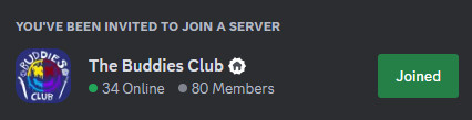 Discord server for the buddies