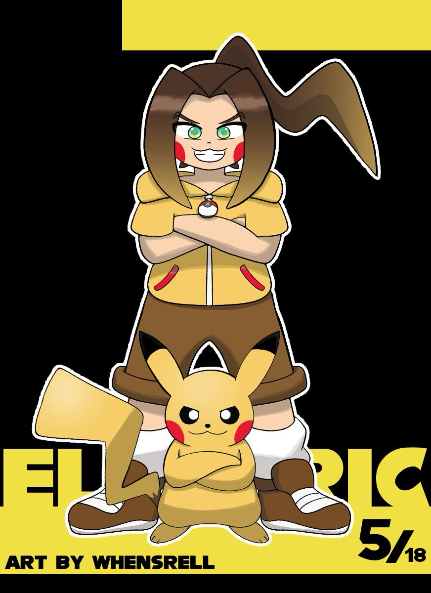 This was for an OC project voltage collab! I used Joy and Pikachu for this because she’s basically the mascot of one of my passion project series and Pikachu is the mascot of pokemon! I tried to color like the pokemon 2D art (thx Art stylist on YT) and I think I did a decent job for my first time. I wanna do more stuff like this in the future with my other ocs

Also the poses is based on Gurren Lagann AND Captain Pikachu from Pokemon Horizons
