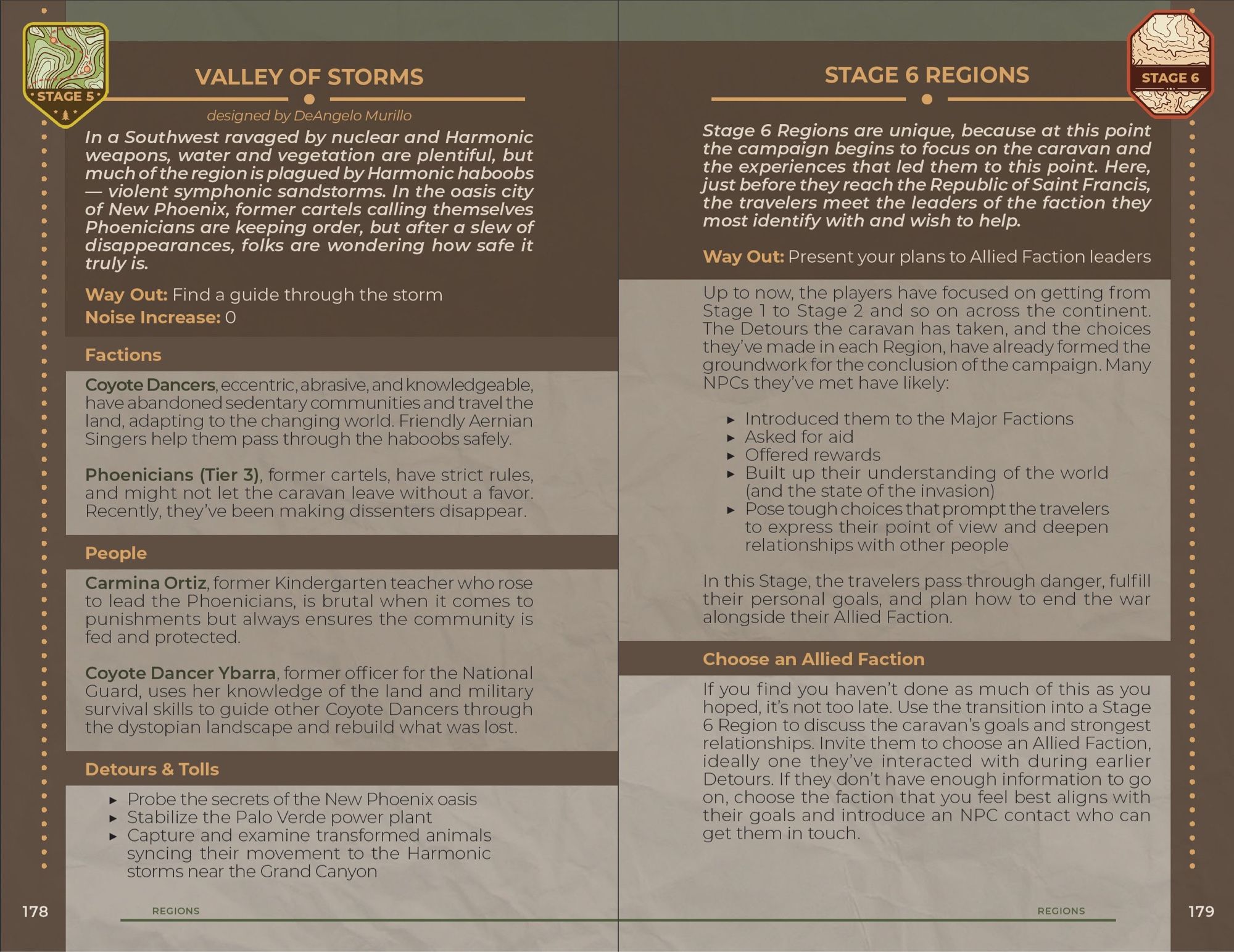 The Valley of Storms, designed by DeAngelo Murillo

A detailed breakdown of what game elements to include in this post-apocalyptic Arizona