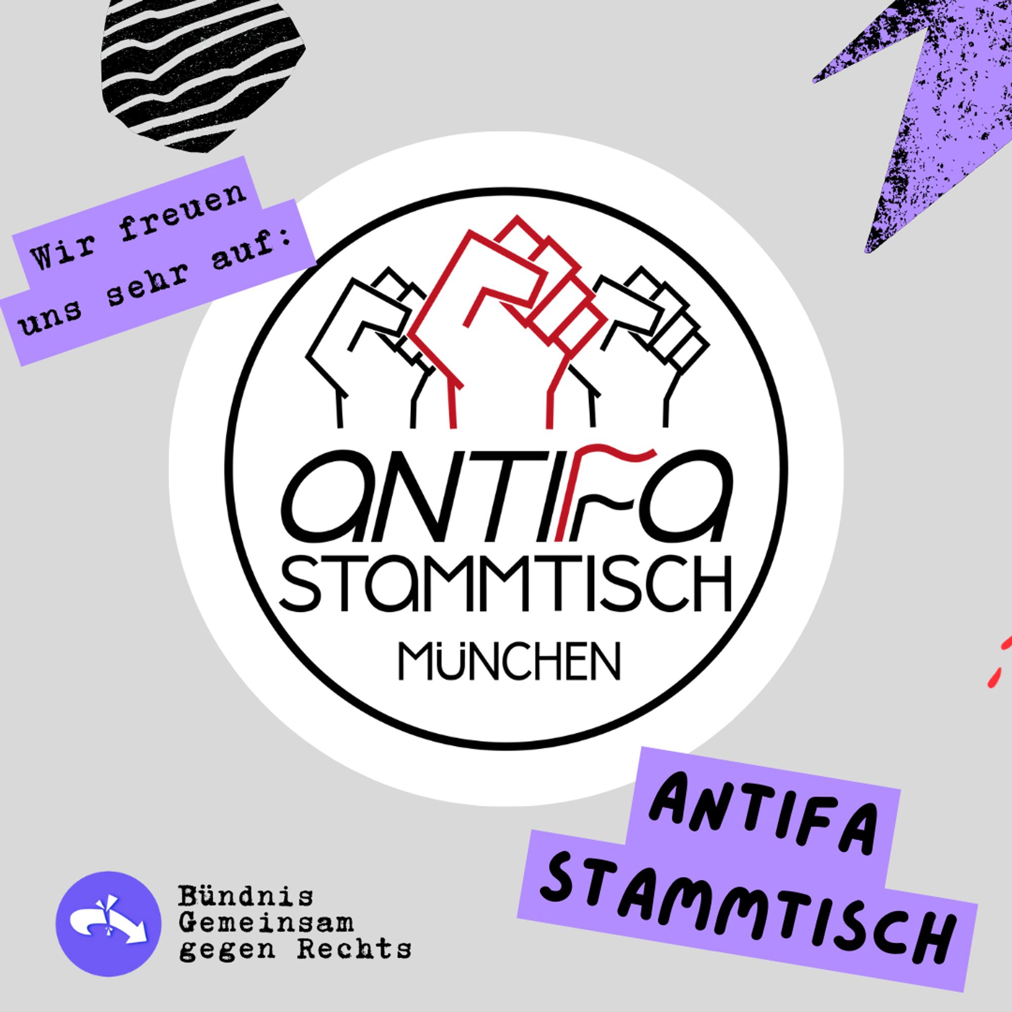 Sharepic zur Kundgebung "Deine Stimme gegen Rechts!" 08.06.24, 14h Siegestor

Wir freuen uns sehr auf Antifa Stammtisch München!