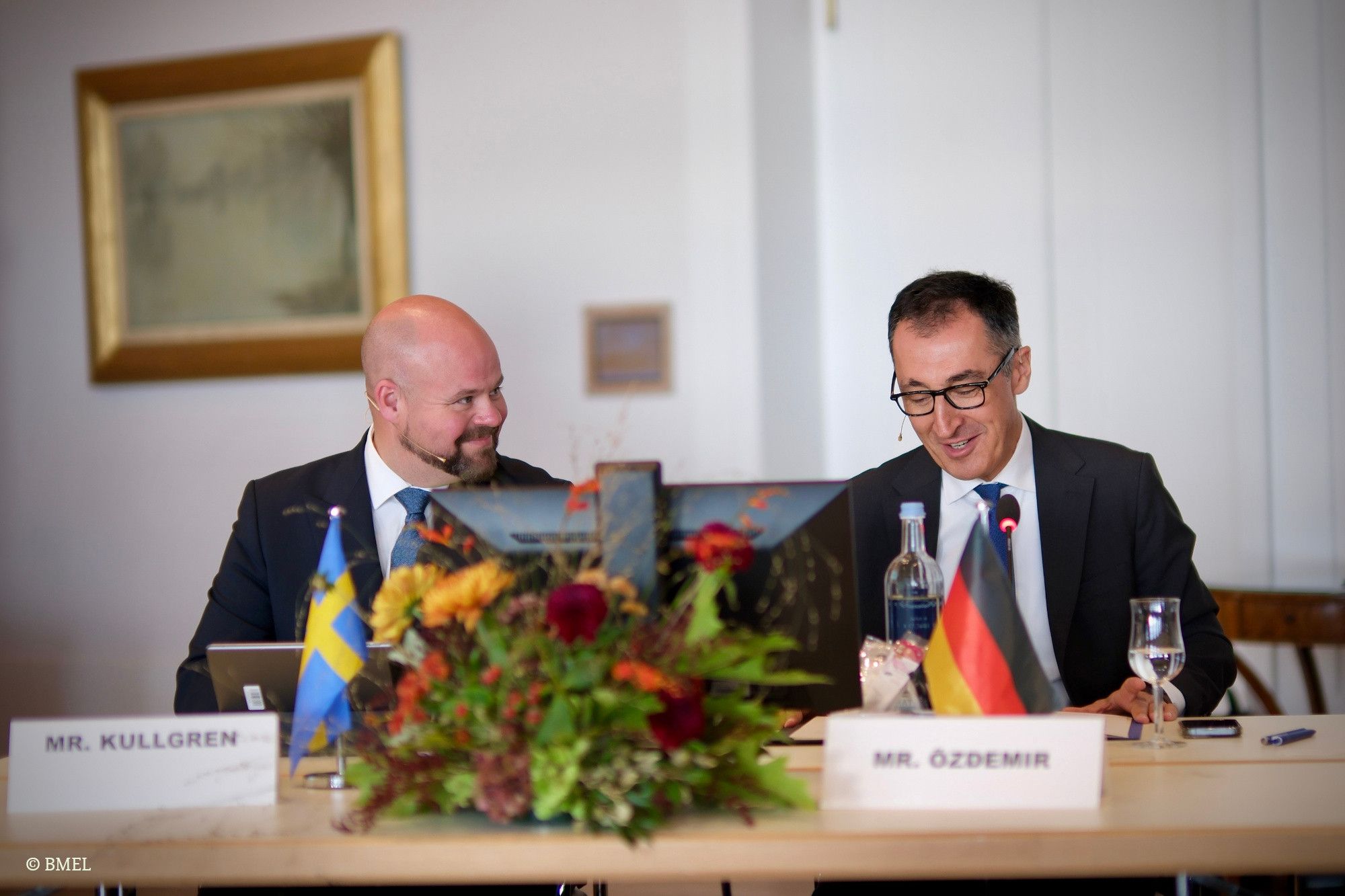 Bundesminister Cem Özdemir und sein schwedischer Amtskollege Peter Kullgren.