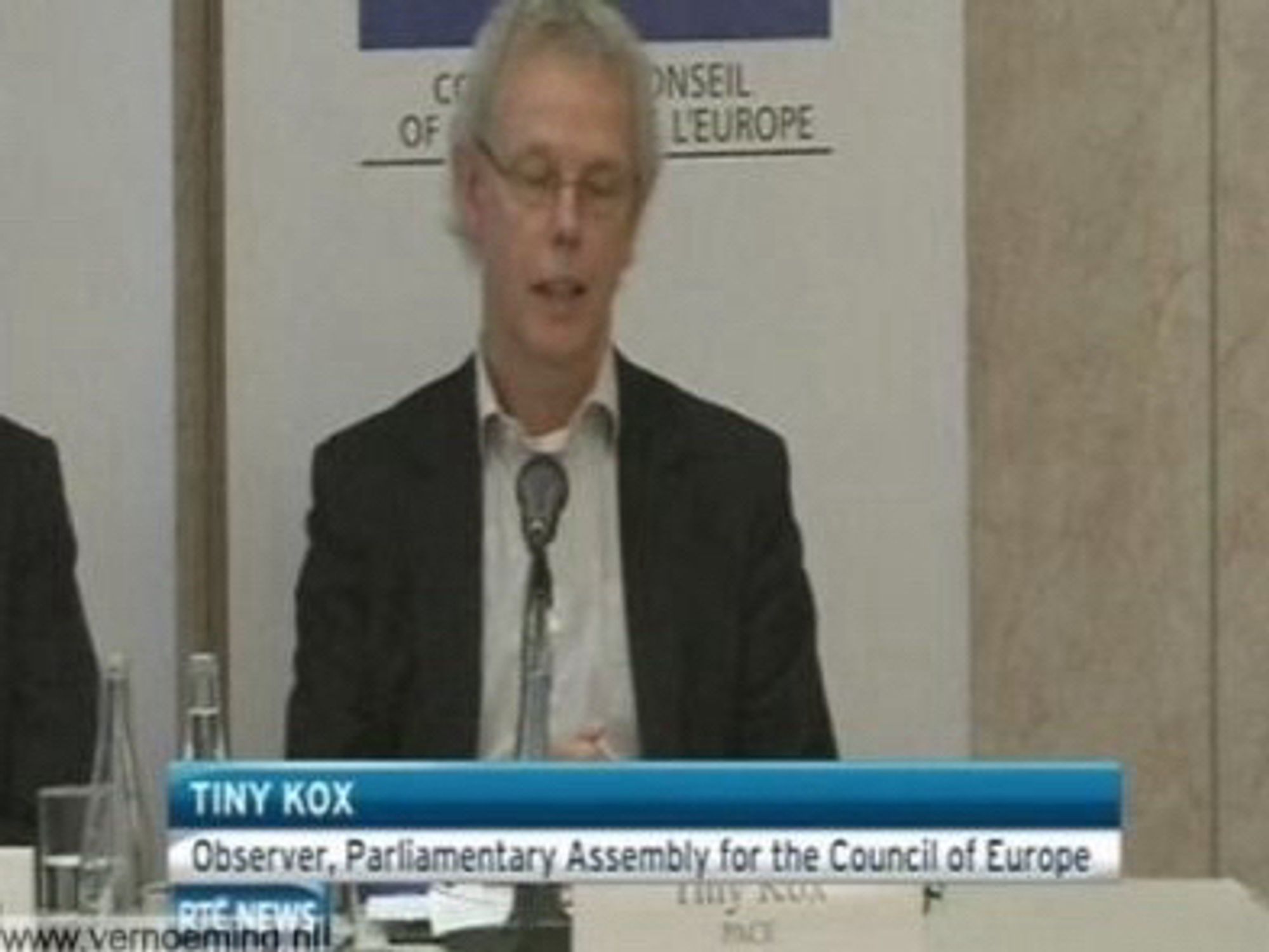 Former Dutch politician Tiny Kox.