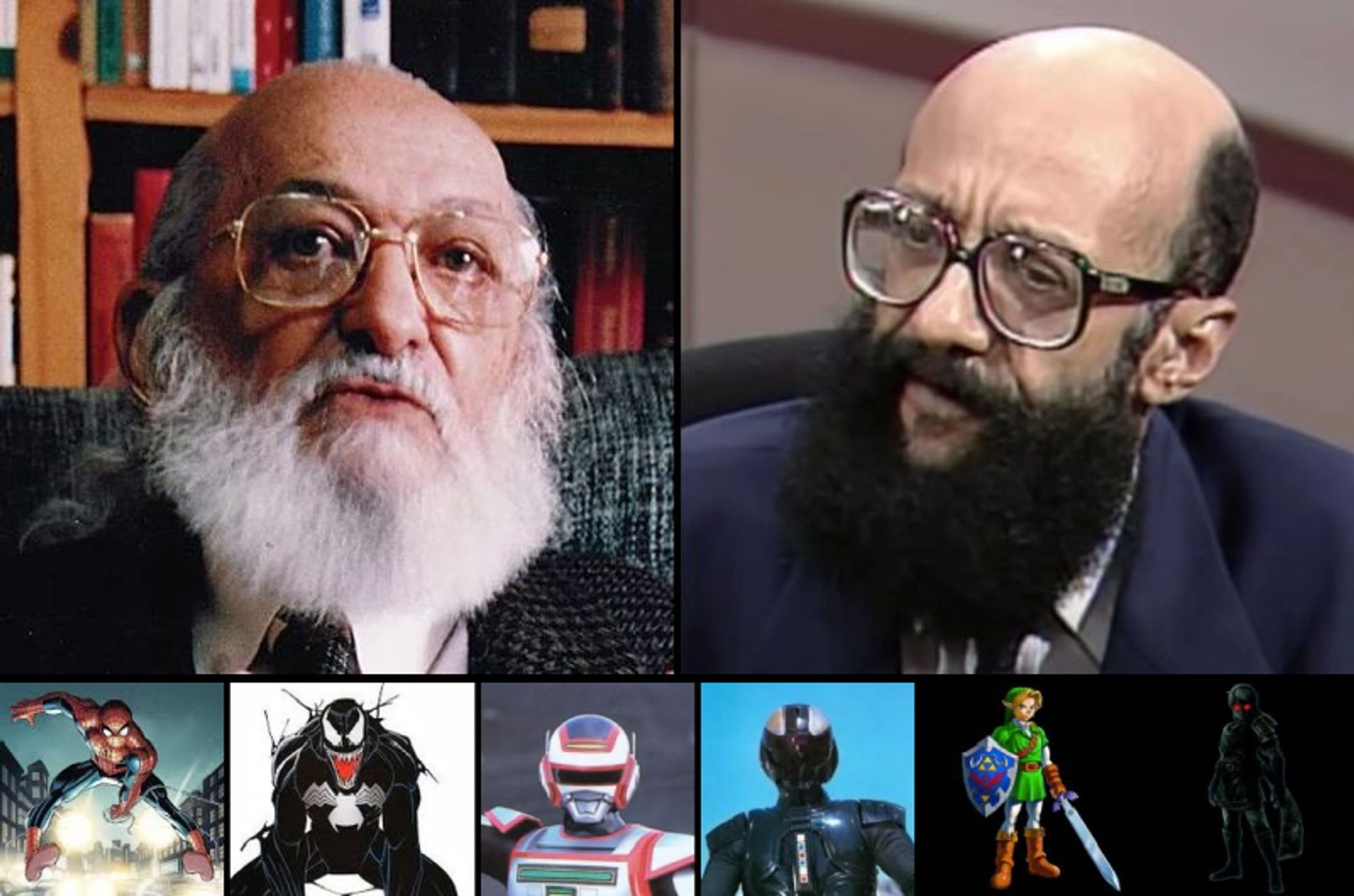 Paulo Freire, Enéas Carneiro, Homem-Aranha, Venom, Jaspion, MacGaren, Link, Dark Link