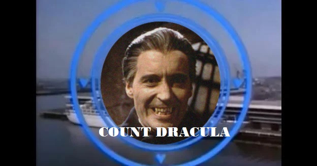 Count Dracula on the damn Love Boat, can you believe this shit?