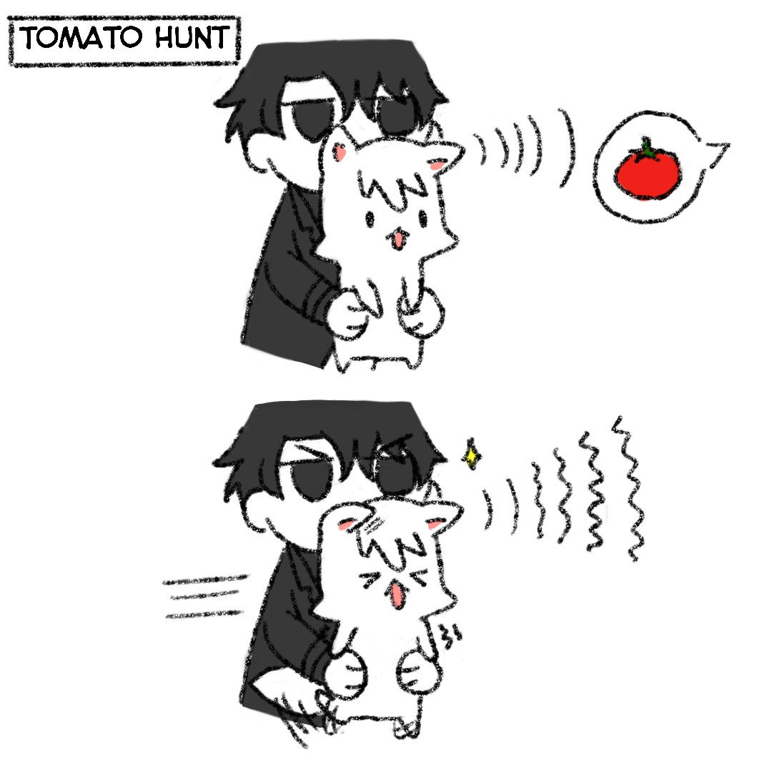 Yoo Joonghyuk carries Foxja around like a water dowsing device but it's for tomatoes instead