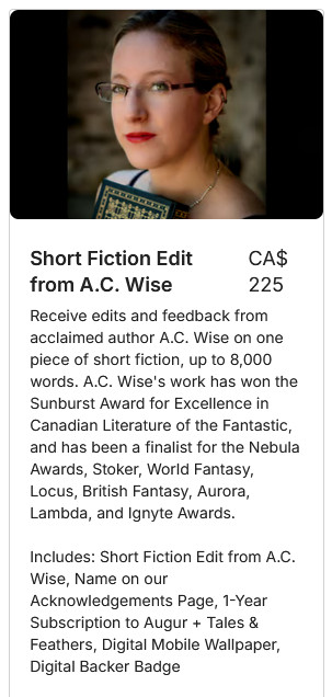 Short Fiction edit from A.C. Wise