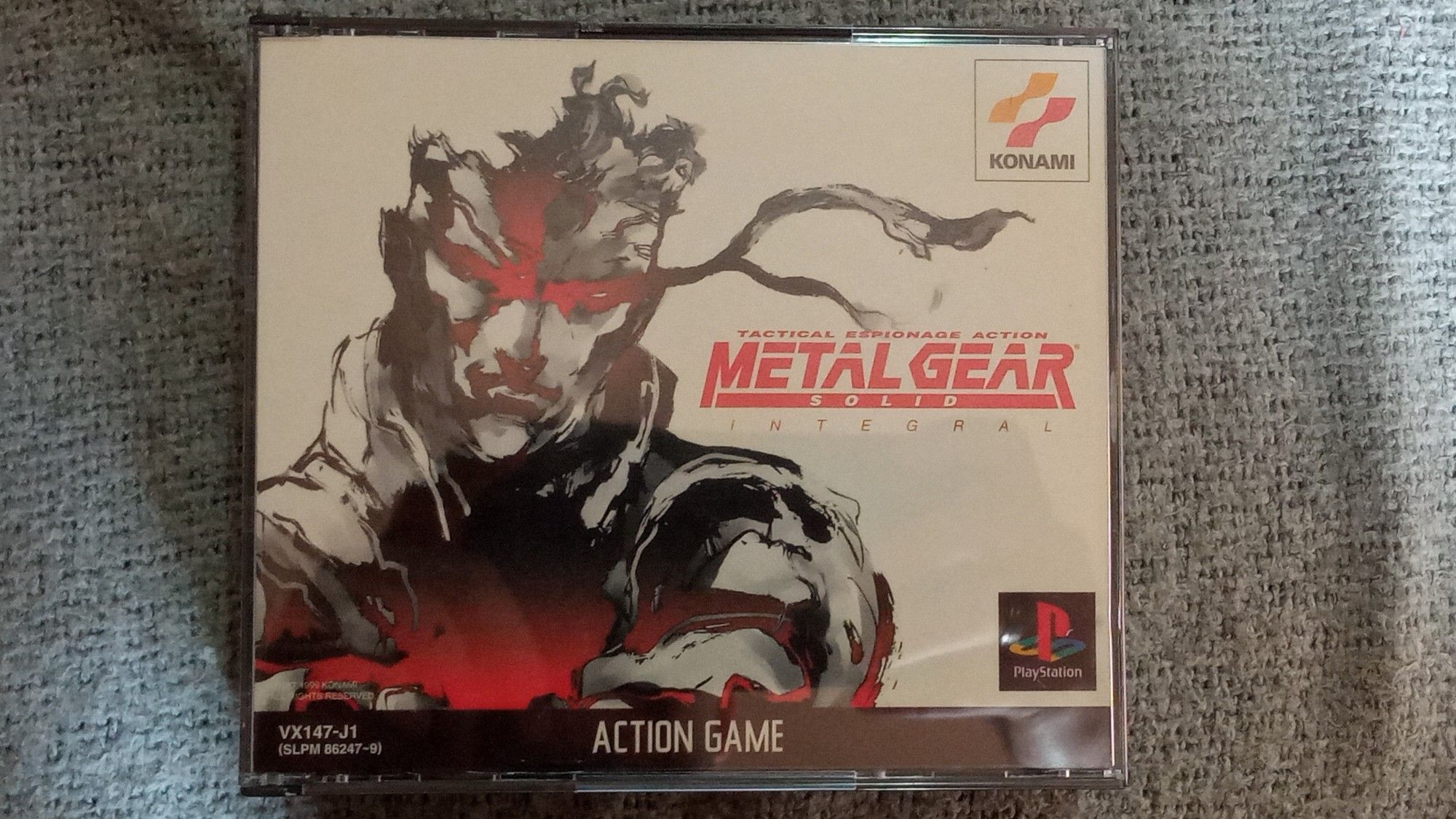 Caixa Metal Gear Solid Integral Original