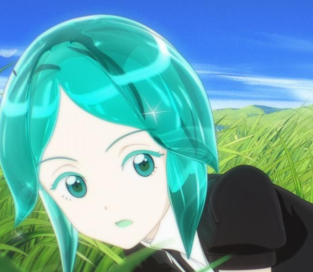 Phosphorphyllite from Houseki no Kuni, gem based character.