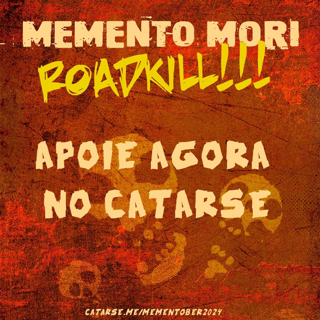 Imagem promocional de Memento Mori Roadkill no Catarse