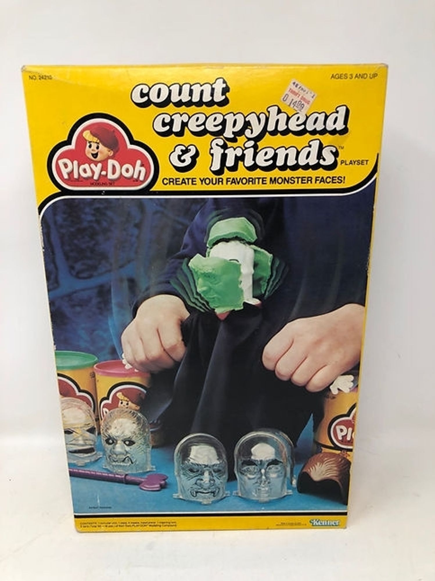 Count Creepy Head and friends, a play doh monster maker set