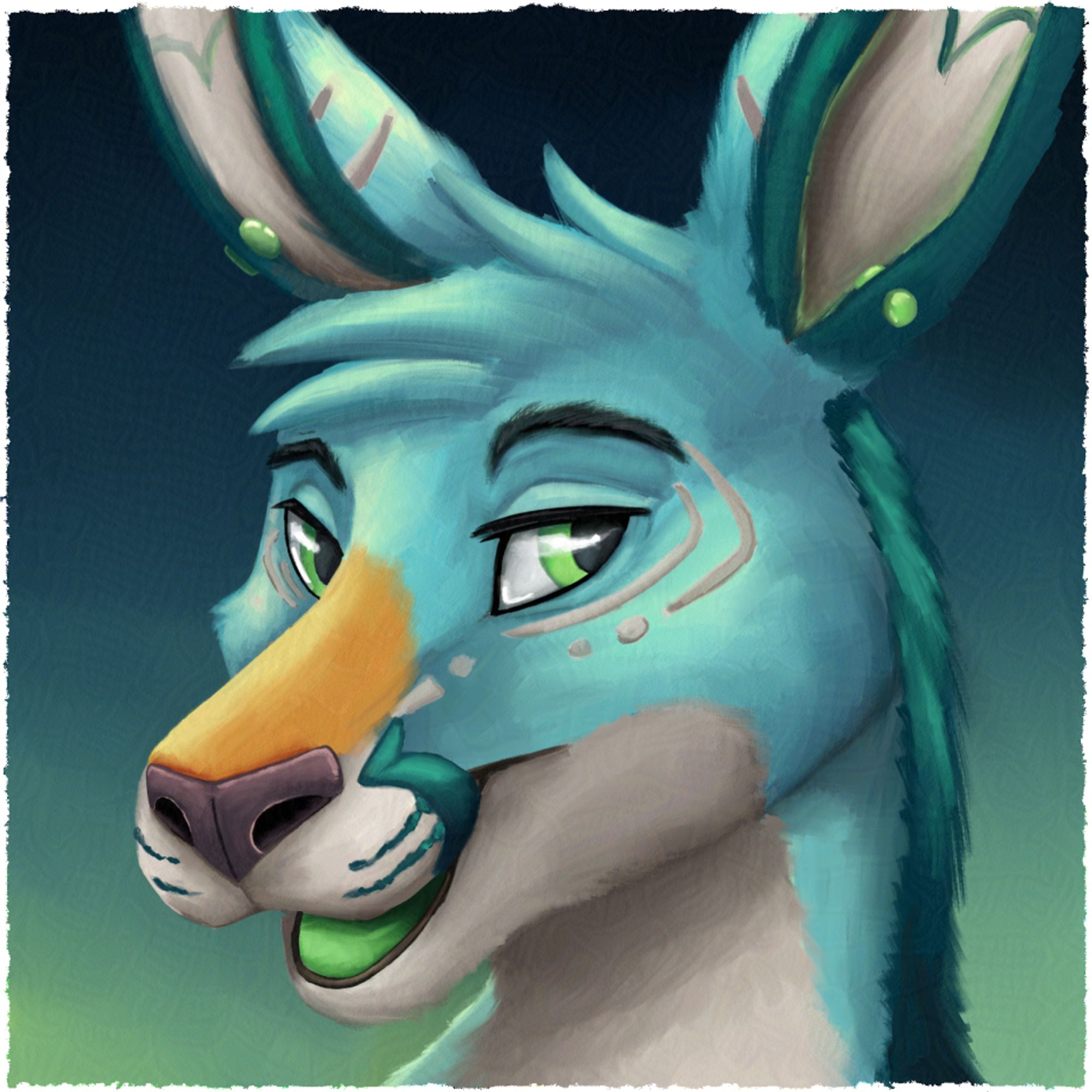 Digital Art, Headshot of a kangaroo