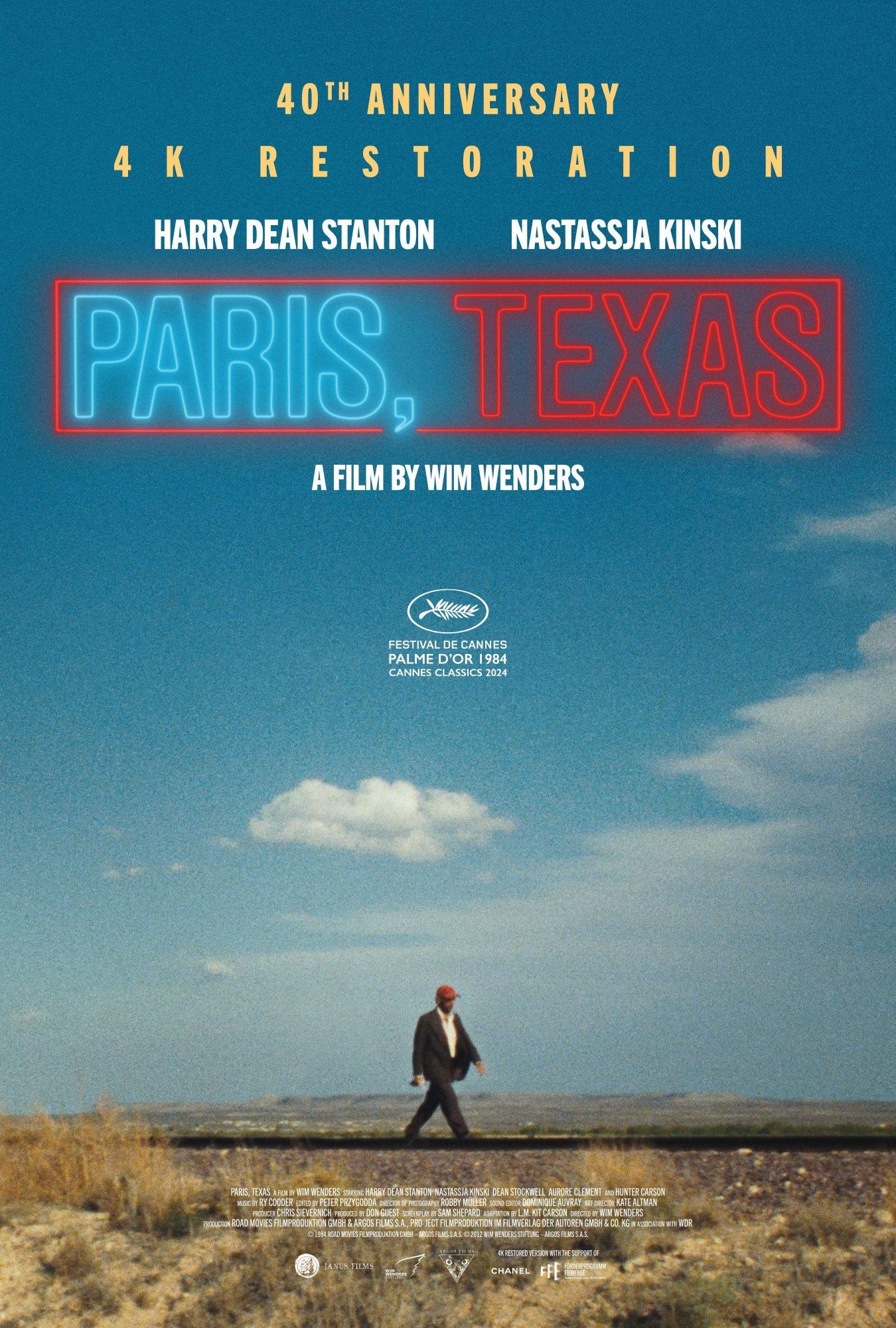 Paris, Texas 40th Anniversary Poster