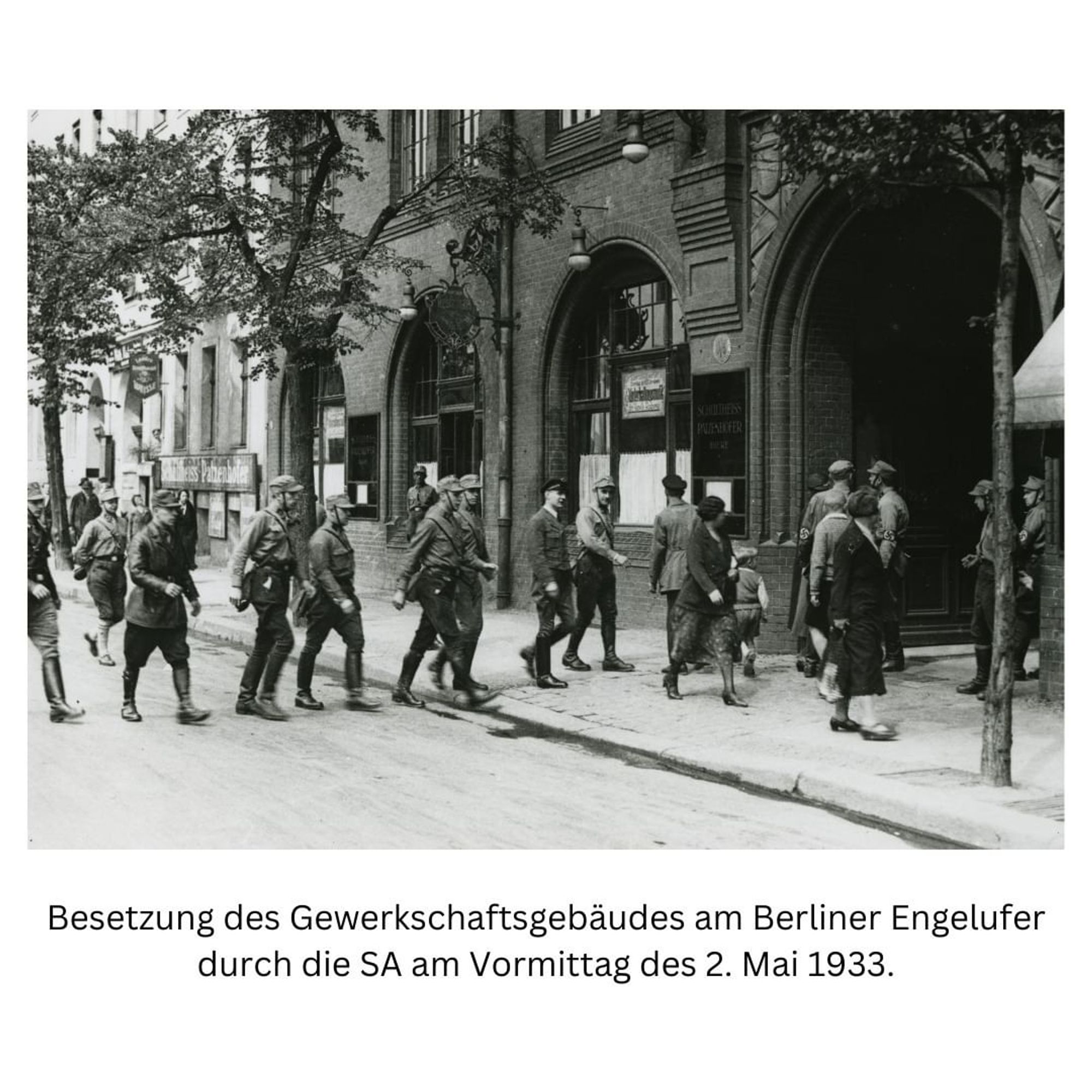 Last but not least, trade unionists had considerable influence among the those involved in the attempted coup of 20 July 1944. thousands of trade unionists were imprisoned because of their commitment. Quite a few not a few lost their lives.

Trade union resistance against National Socialism was much more extensive than is generally assumed. The Jour fixe will discuss both the ADGB leadership's disastrous policy of adaptation in the spring of 1933 and the many ways in which trade unionists contributed to resistance against the Nazi regime.

Speaker: Dr Stefan Heinz, political scientist and historian,
Co-editor of the book series "Gewerkschafter im Nationalsozialismus.
Persecution - Resistance - Emigration" published by Metropol Verlag