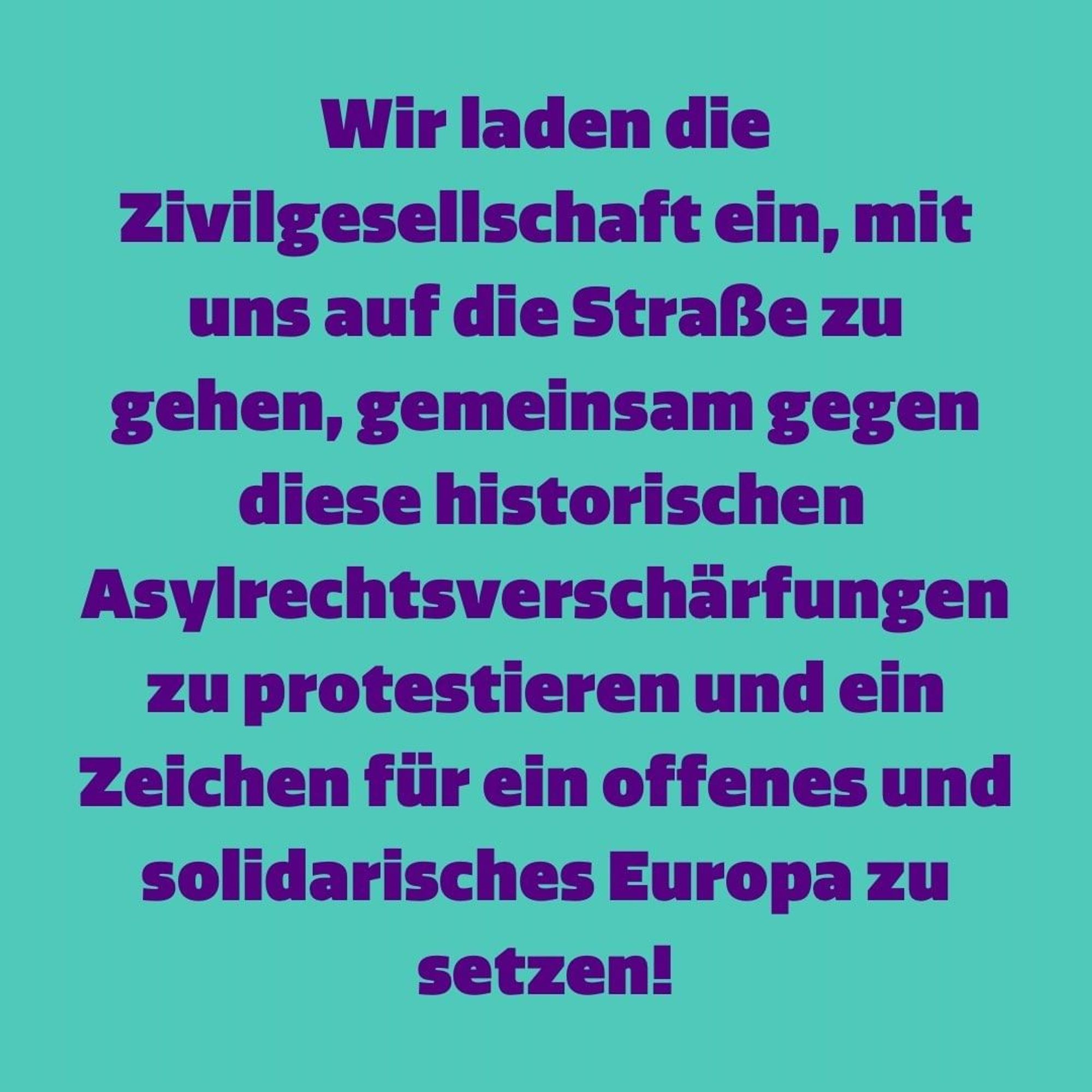 💥Sonntag 26.11.2023💥

wir berichten am Sonntag #b2611 ab 13:00 Uhr von der Demonstration

🔥STOP GEAS – Für ein Europa, dass Brücken baut!🔥

Sonntag, 26.11.2023 | 13:00 Uhr | Oranienplatz 10999 Berlin

Anreise: U8, Bus 248 Moritzplatz | M29 Oranienplatz | U1, U3, U8 Kottbusser Tor

📣 Aufruf: https://www.instagram.com/p/Cz1fajpsEer/

Web-Ticker: https://berlin.demoticker.org
Mastodon: @Demo_Ticker_Berlin@todon.eu (https://todon.eu/@Demo_Ticker_Berlin)
Telegram Ticker: https://t.me/demotickerberlin
Hashtags: #b2611 #StopGEAS!

🗺 Voraussichtliche Route:

• Oranienplatz
• Oranienstraße
• Skalitzer Straße
• Gitschiner Straße
• Hallesches Ufer
• Wilhelmstraße
• Wilhelmstraße/Stresemannstraße