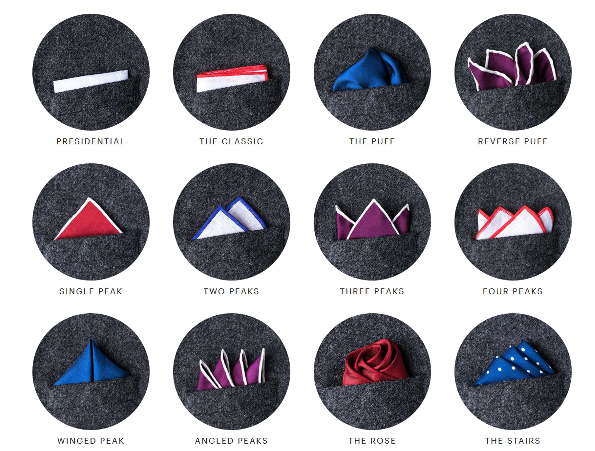 OP is asking for help in choosing 1 of 12 ways to fold a pocket square