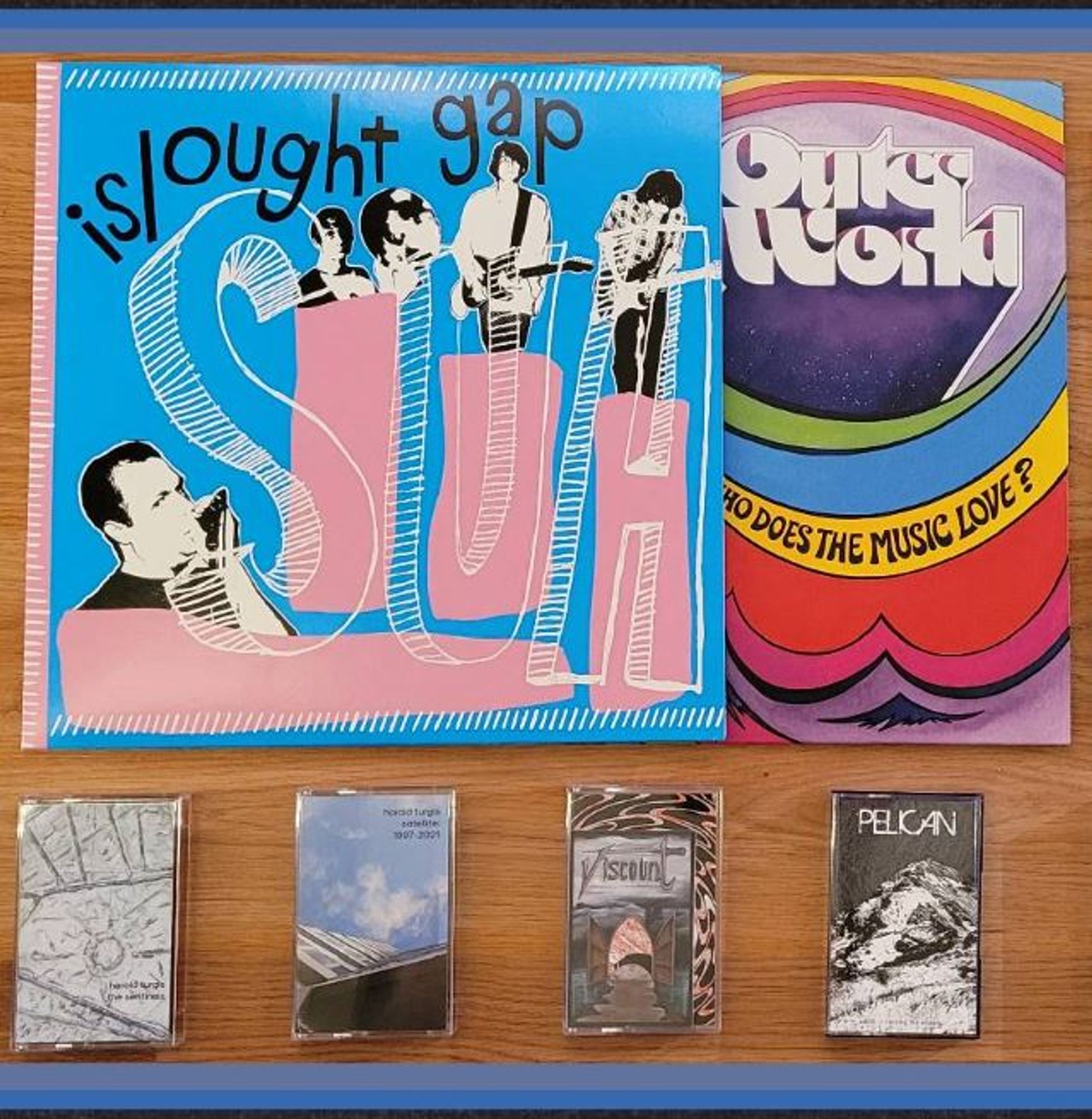 Record and tape reviews including cassettes by Harold Turgis and Viscount