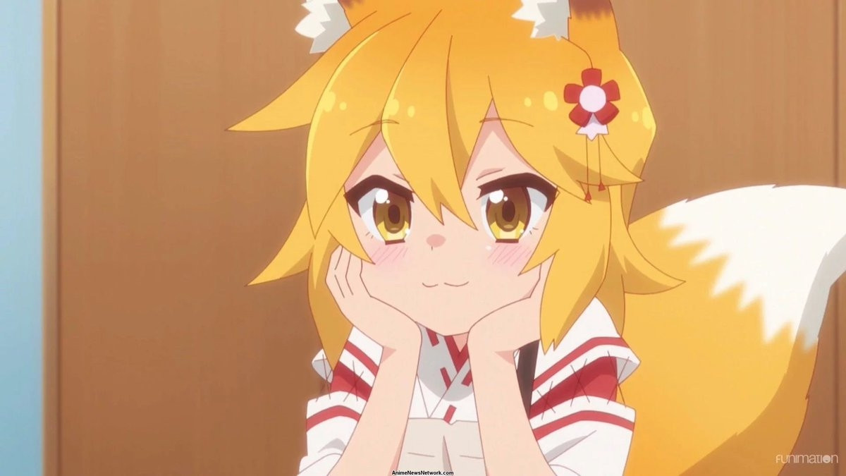 Senko-San, from the manga and anime Senko-San the helpful fox, my favourite anime character of all time, as I find the show an incredibly relaxing watch when I'm stressed out or angry...