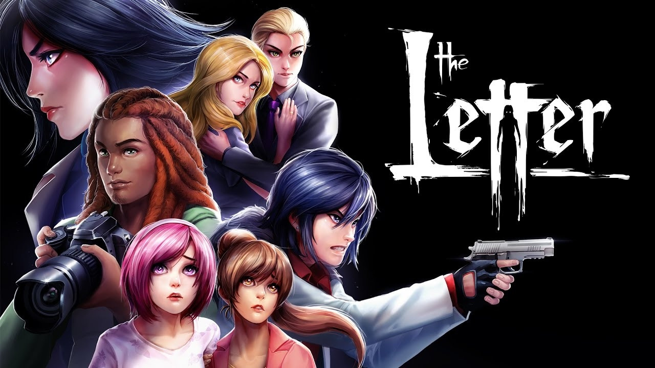 The Letter key art featuring the seven playable characters