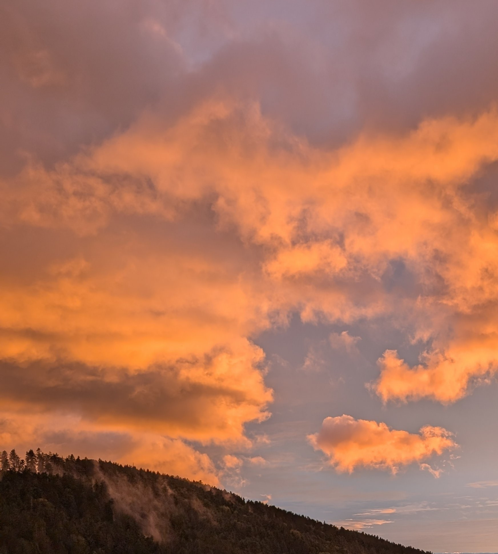 Abendrot im Himmel