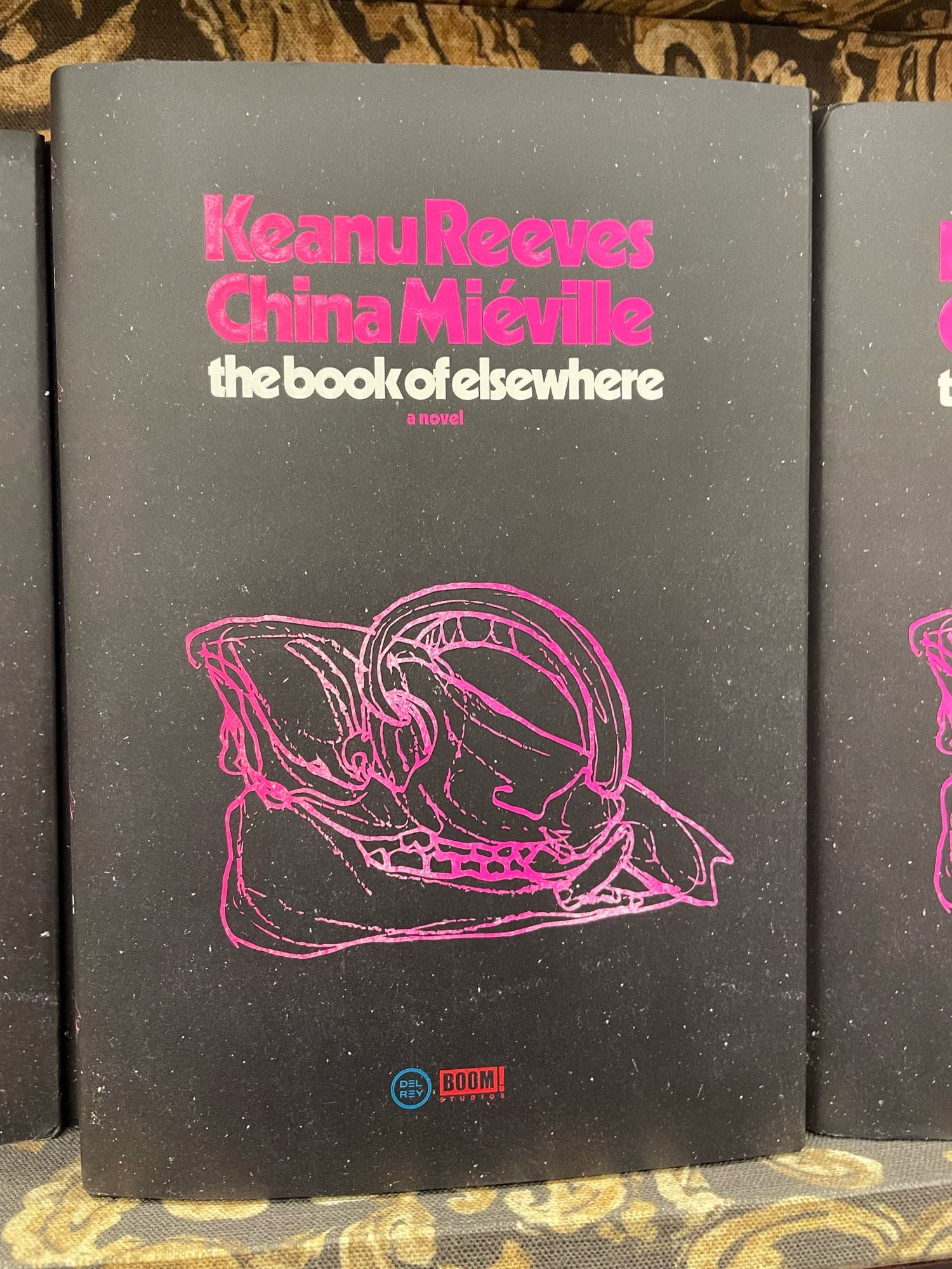 Cover of the book “the book of elsewhere” by Keanu Reeves and China Mieville