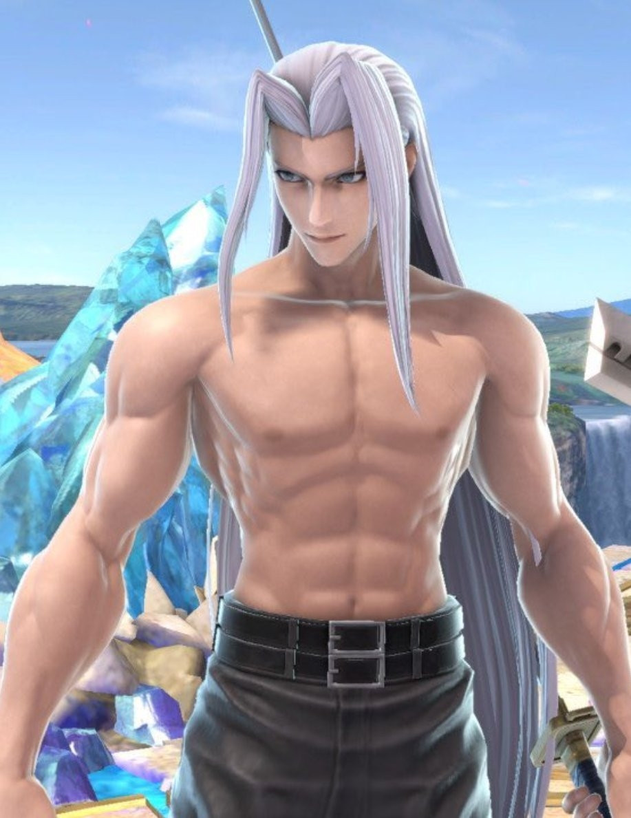 Shirtless Sephiroth