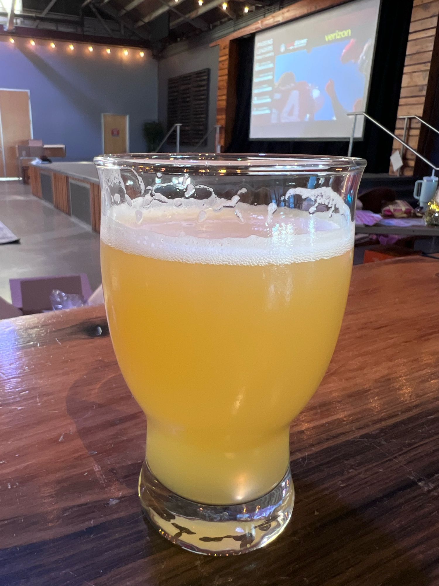 Hazy IPA at Devil's Canyon in San Carlos