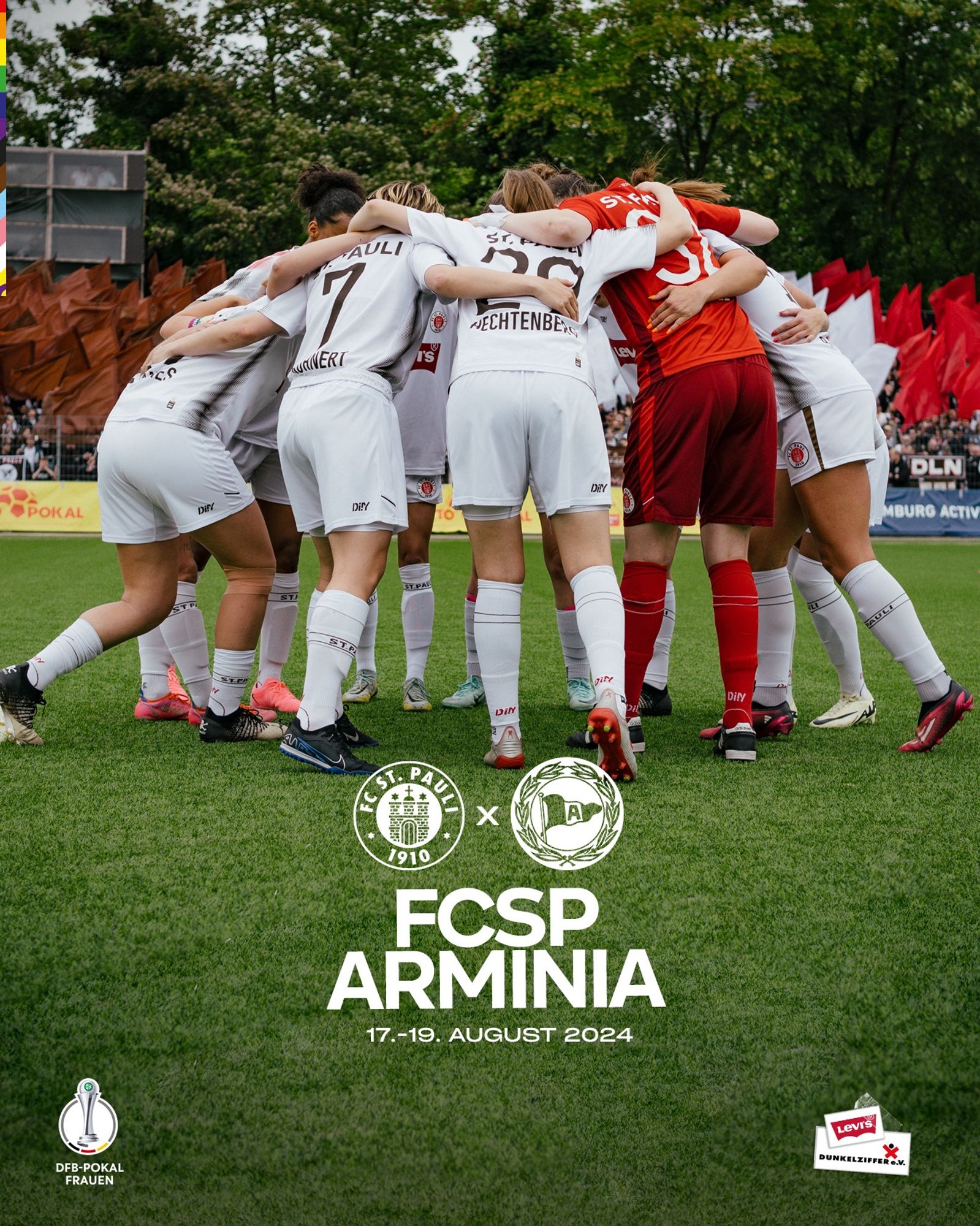 Die 1.Frauen vom FCSP spielen in der ersten Runde im DFB Pokal gegen Arminia Bielefeld