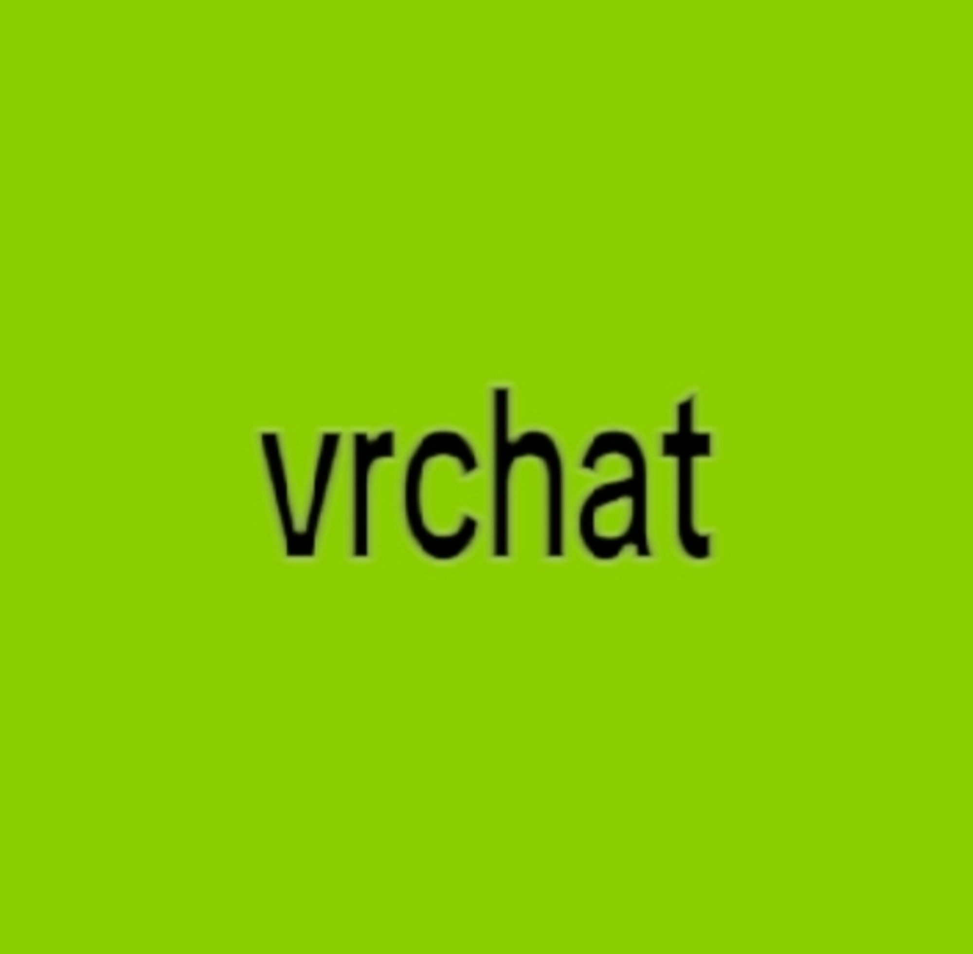 vrchat on lime green