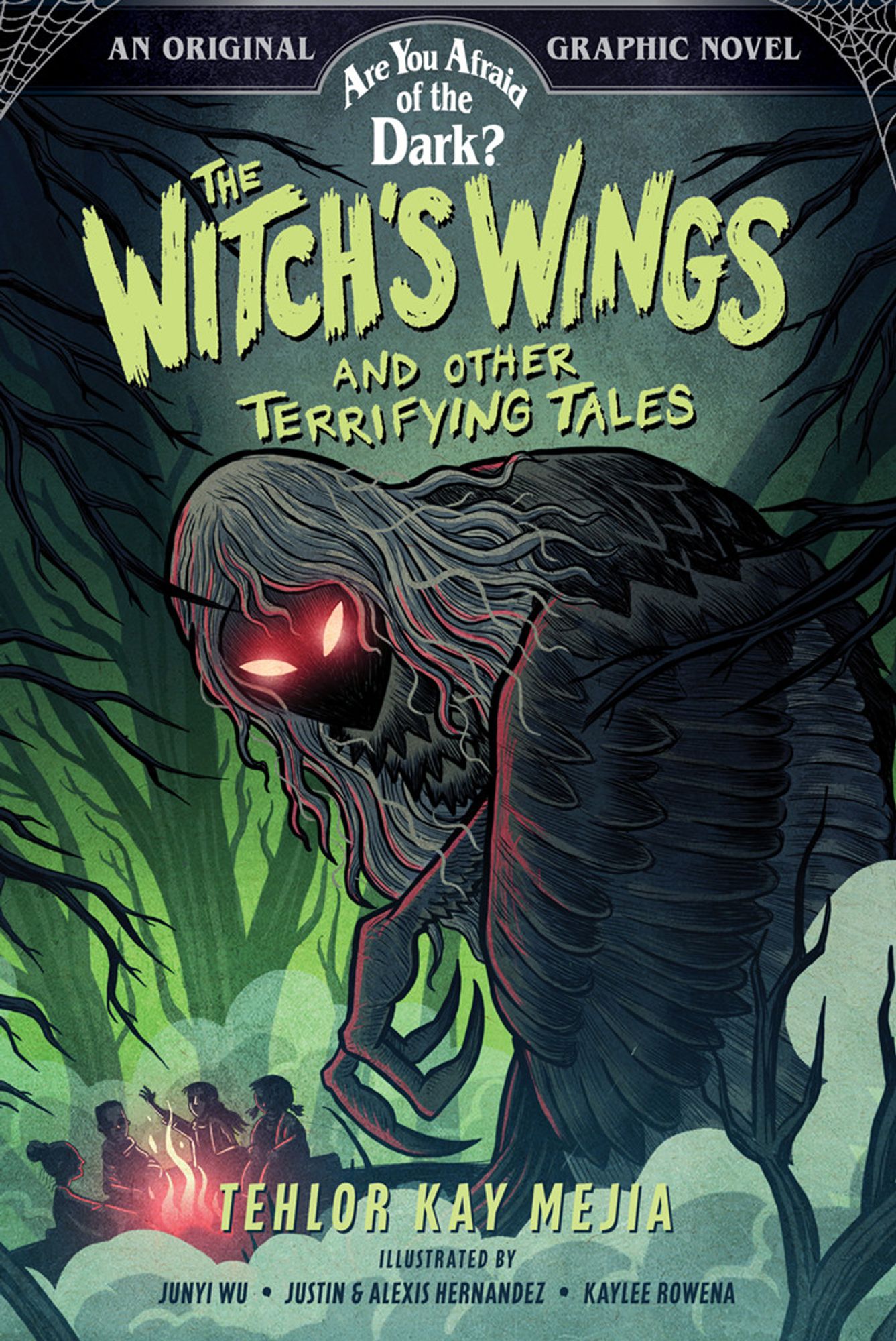 the cover of "the witch's wings and other terrifying tales"